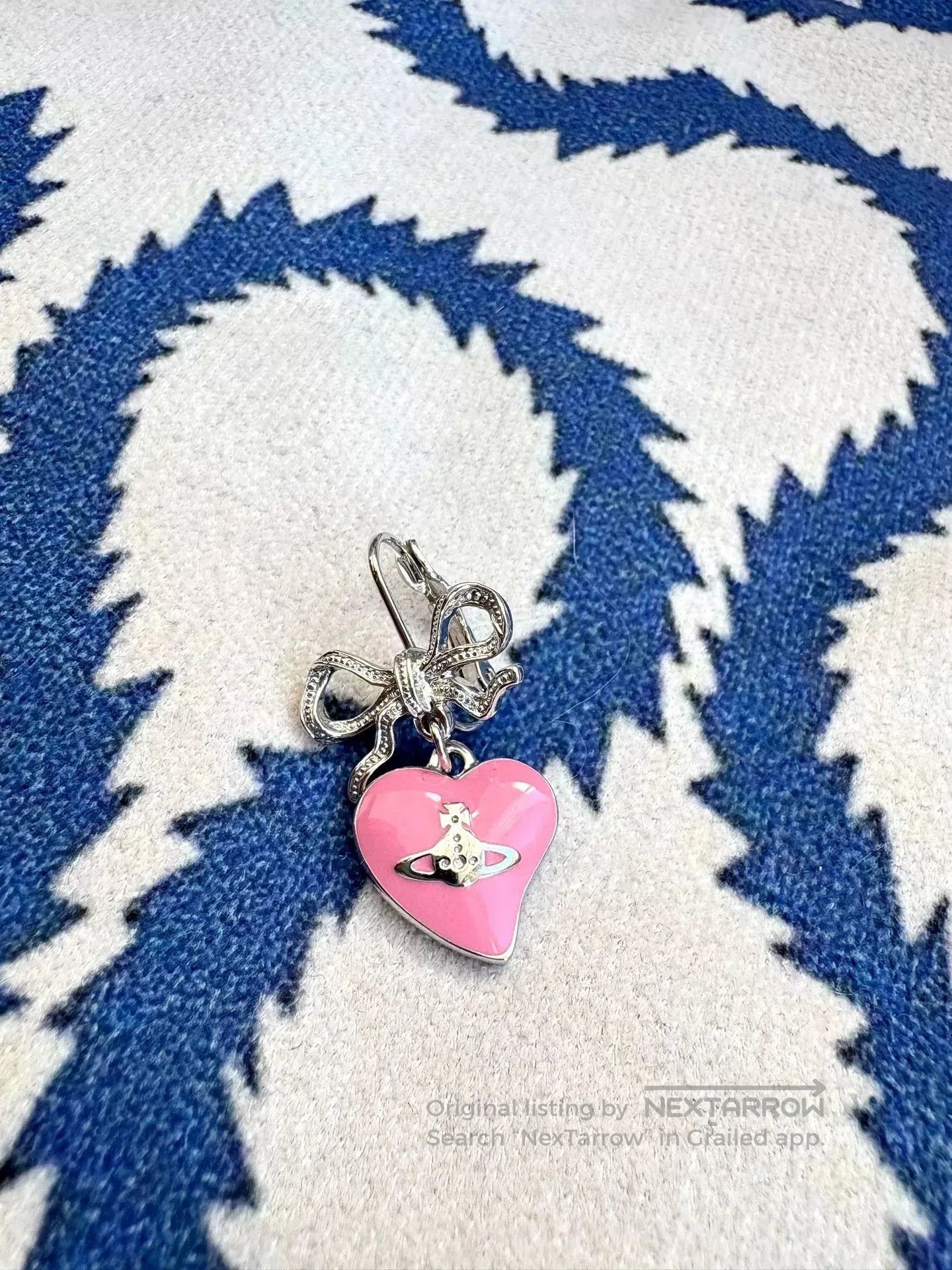 Vivienne Westwood vivienne westwood pink enamel butterfly earrings. Size ONE SIZE - 1 Thumbnail