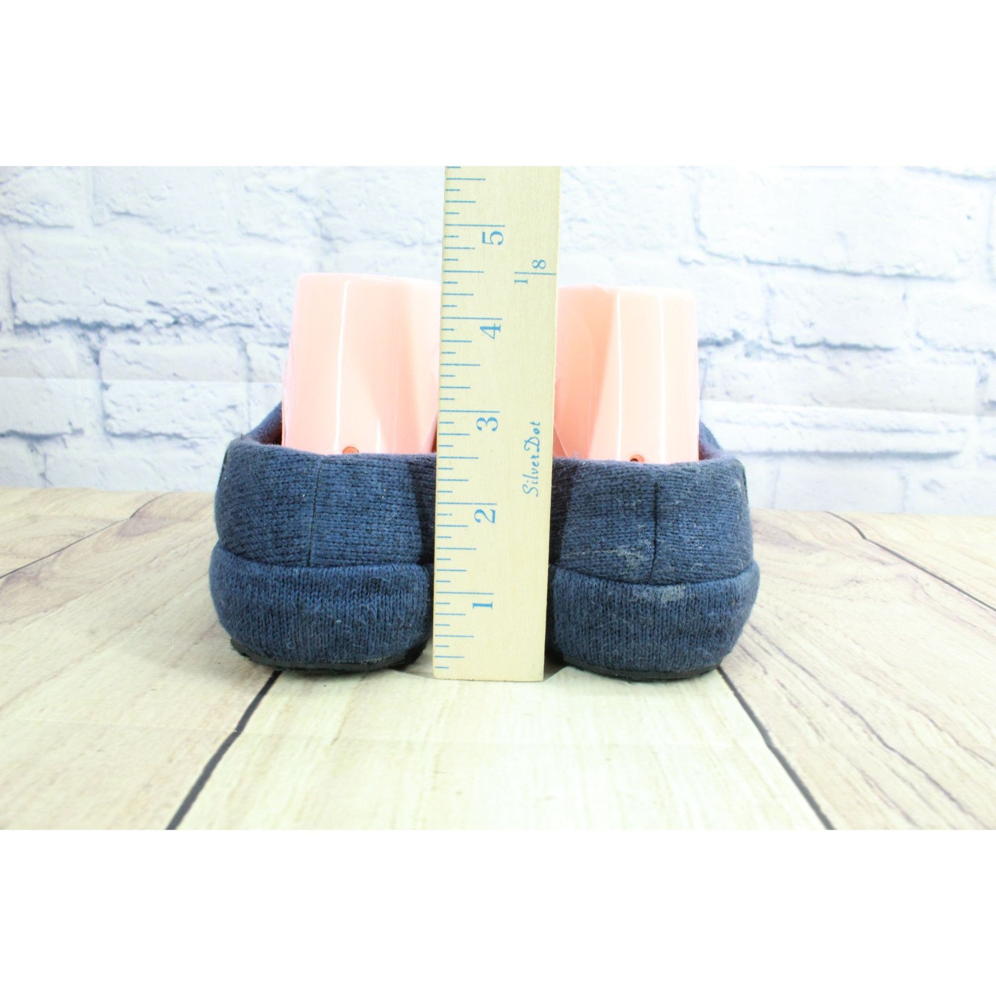 L.L. Bean LL Bean Women Sweater Knit Fleece Lined Cozy Slipper Scuffs Size US 8 / IT 38 - 6 Thumbnail