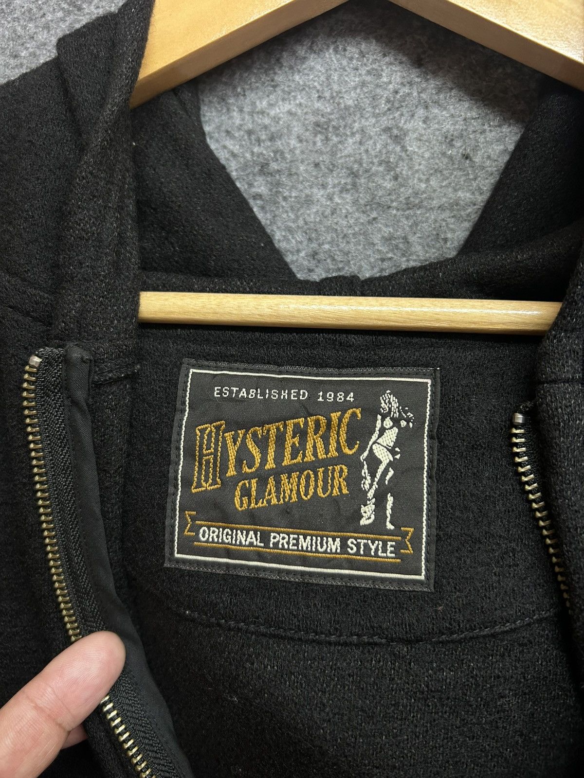 Hysteric Glamour Hysteric glamour primaloft zipper wool hoodie jacket Size US L / EU 52-54 / 3 - 5 Thumbnail