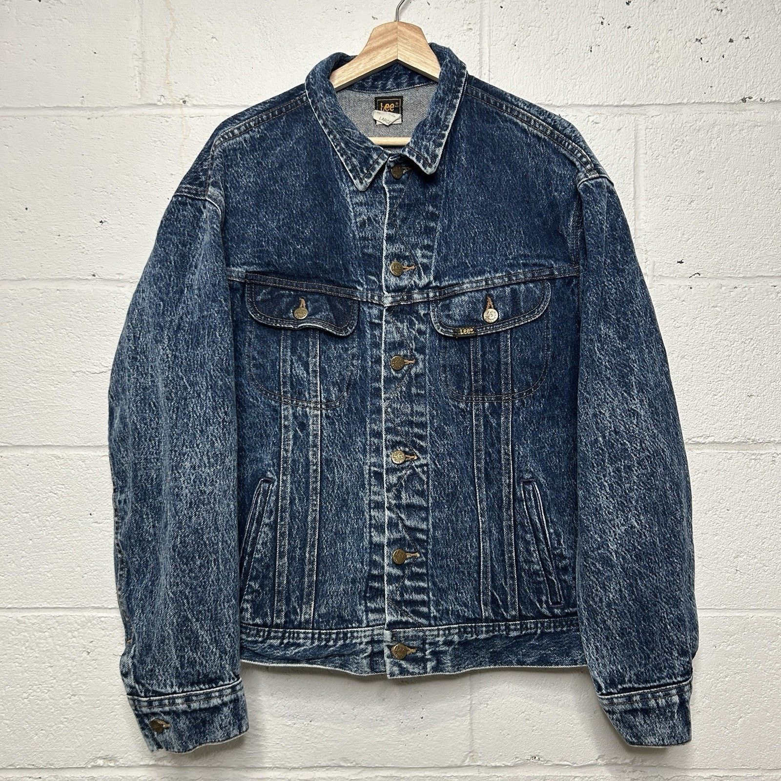Lee Vintage Lee Riders Union Denim Trucker Jacket “Dark Wash” Size US L / EU 52-54 / 3 - 1 Thumbnail