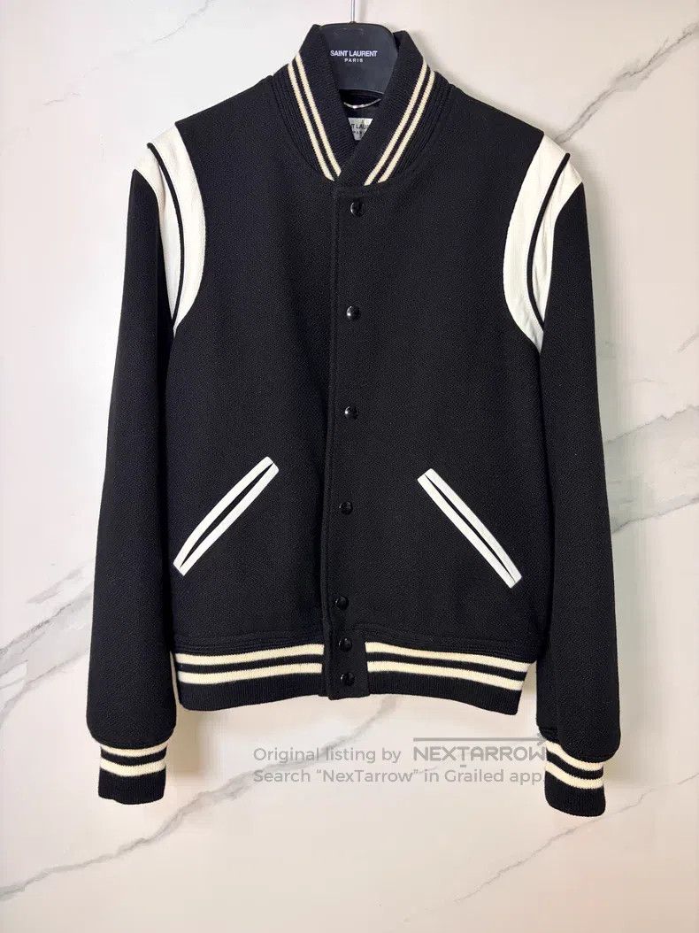 Saint Laurent Paris Saint Laurent Paris Black and White Sheepskin Patchwork Wo Size US M / EU 48-50 / 2 - 1 Thumbnail
