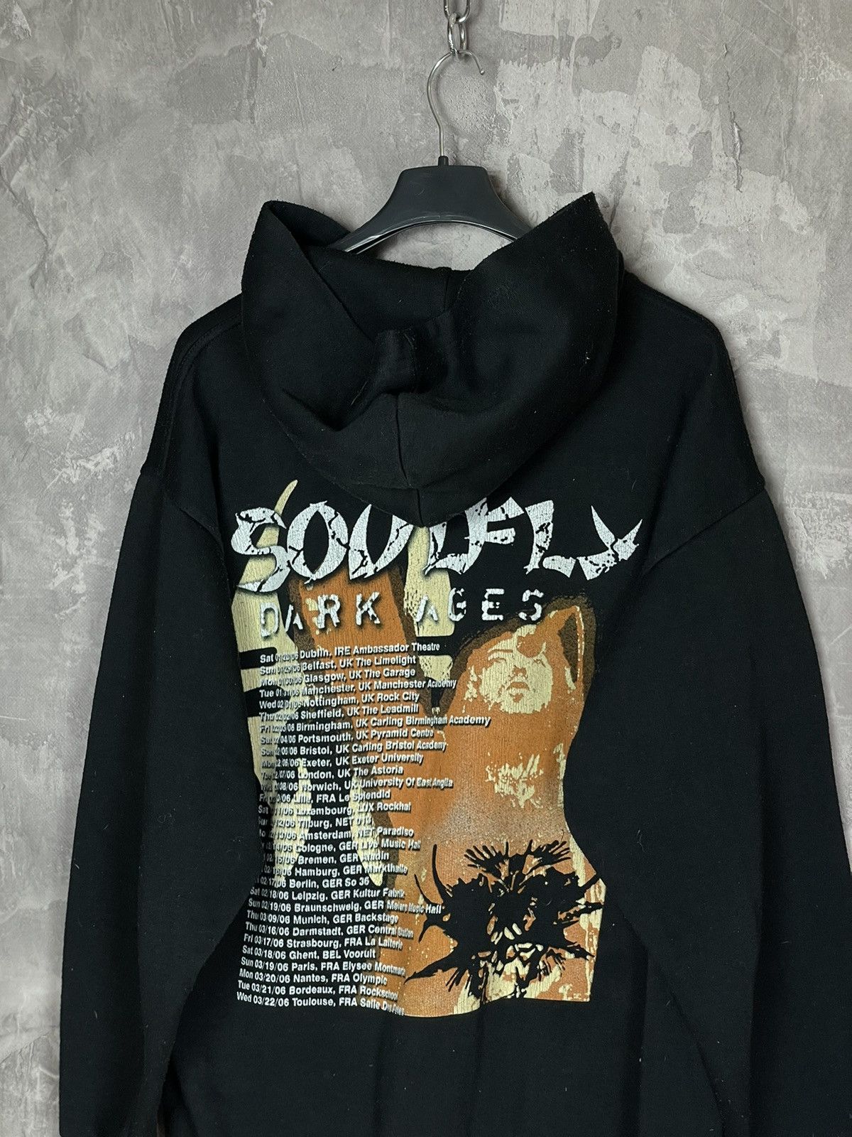 Band Tees × Vintage Soulfly Vintage Band Hoodie Vintage Metal Band T Shirts Y2K Size US L / EU 52-54 / 3 - 9 Thumbnail