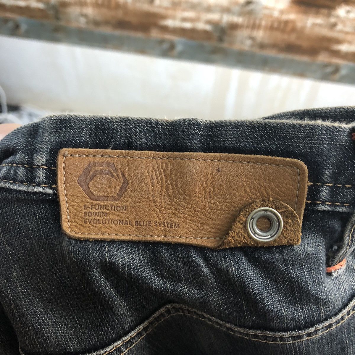 Edwin Edwin Black faded vintage Denim Pants #A1413 Size US 38 / EU 54 - 17 Thumbnail