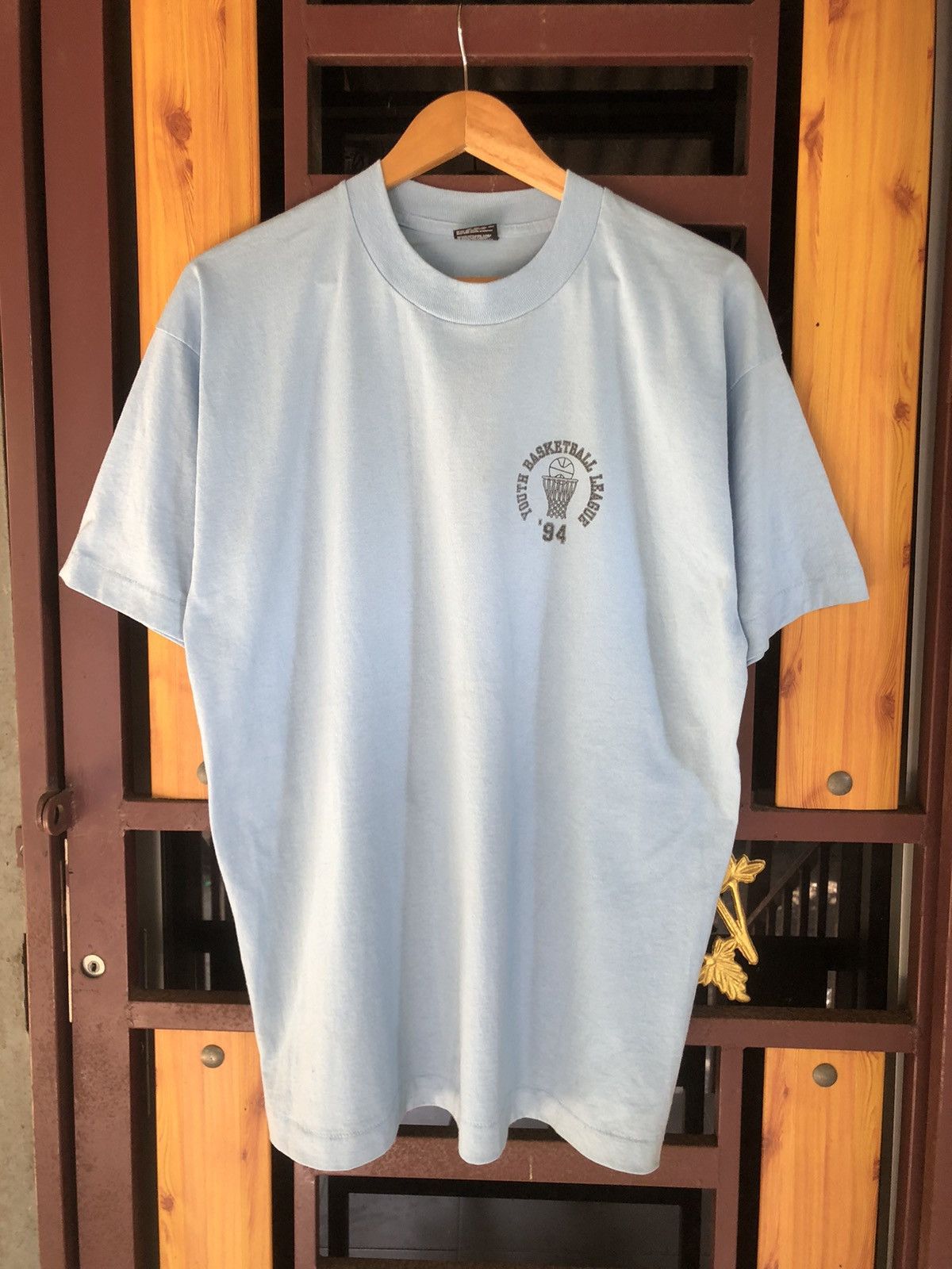 Fruit Of The Loom × Vintage 🔥Vintage 90s🔥Youth Basketball League #22 Tshirts Size US XL / EU 56 / 4 - 1 Thumbnail