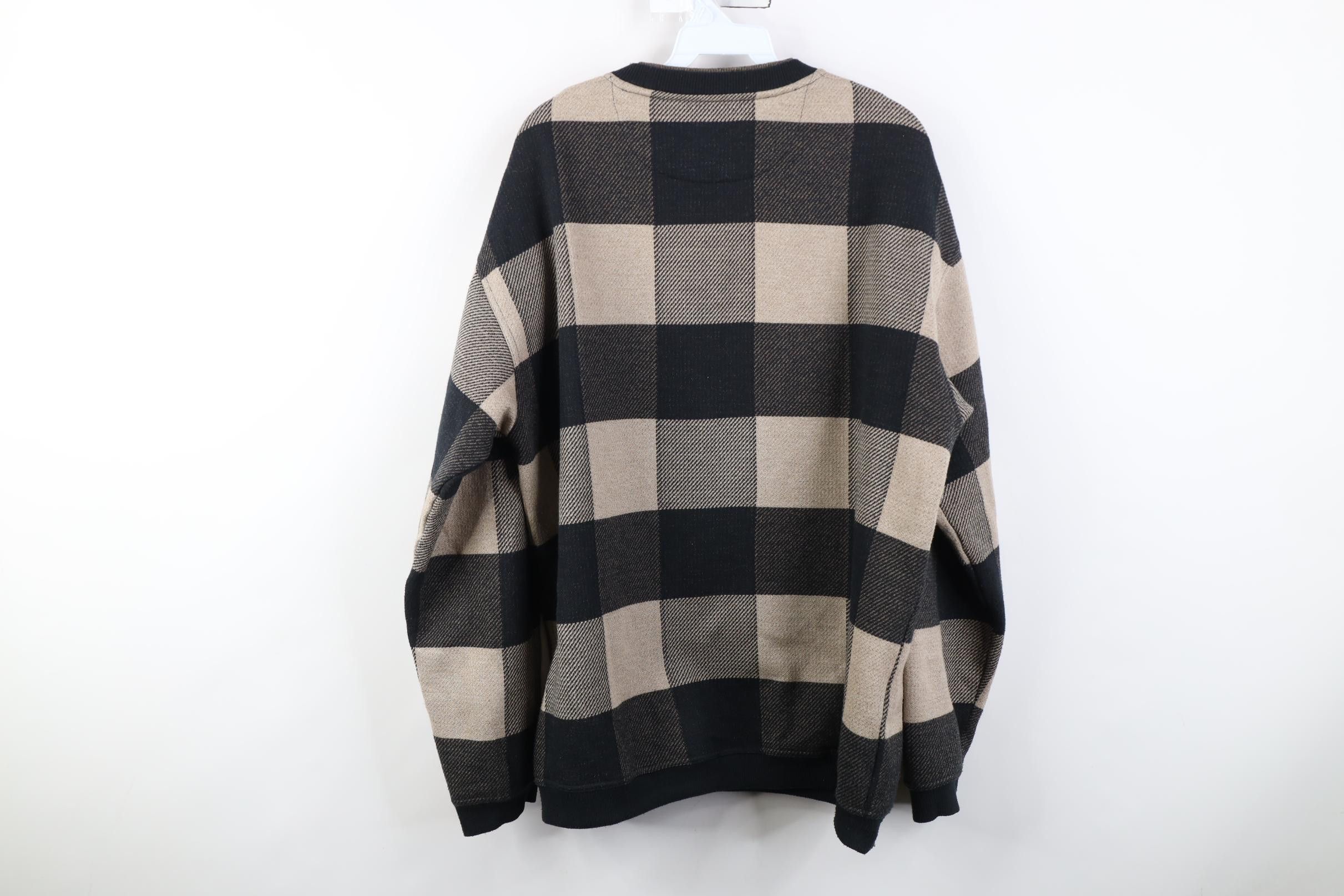 Vintage Vintage 90s Streetwear Crewneck Sweatshirt Earth Tone Size US XL / EU 56 / 4 - 8 Thumbnail