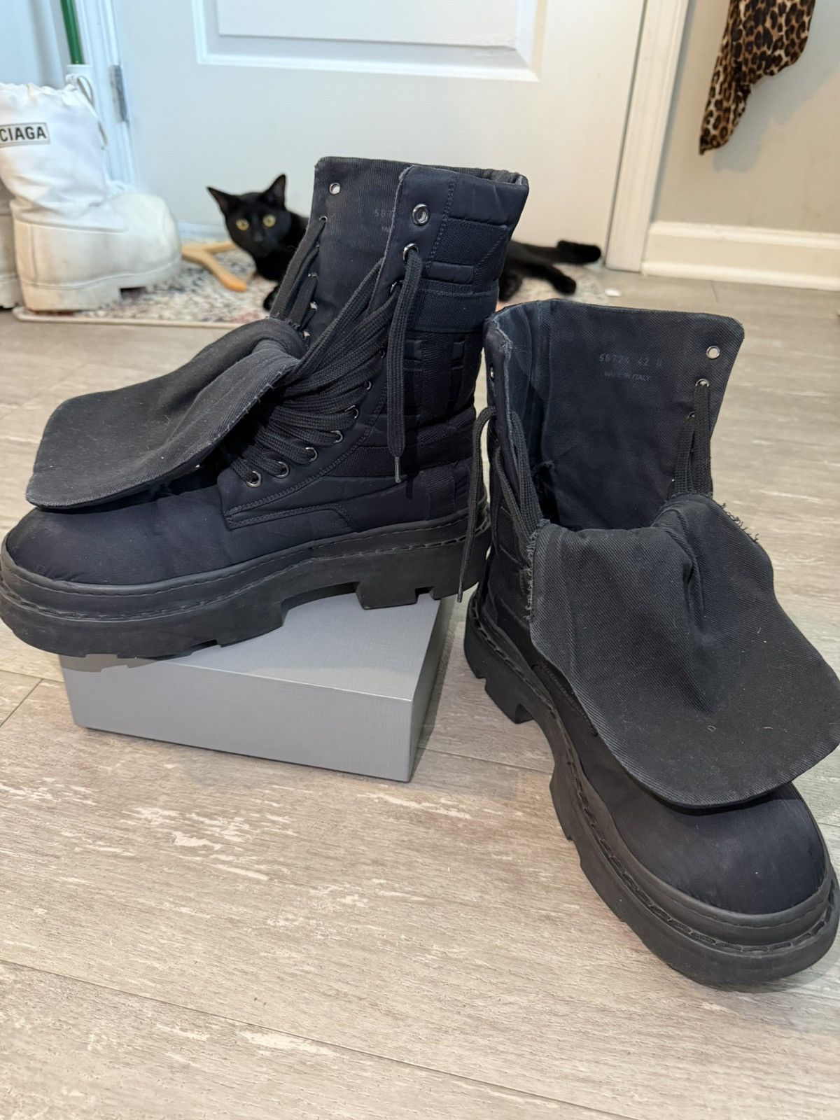 Rick Owens Drkshdw Rick Owens Megatooth Boots Size US 10 / EU 43 - 1 Thumbnail