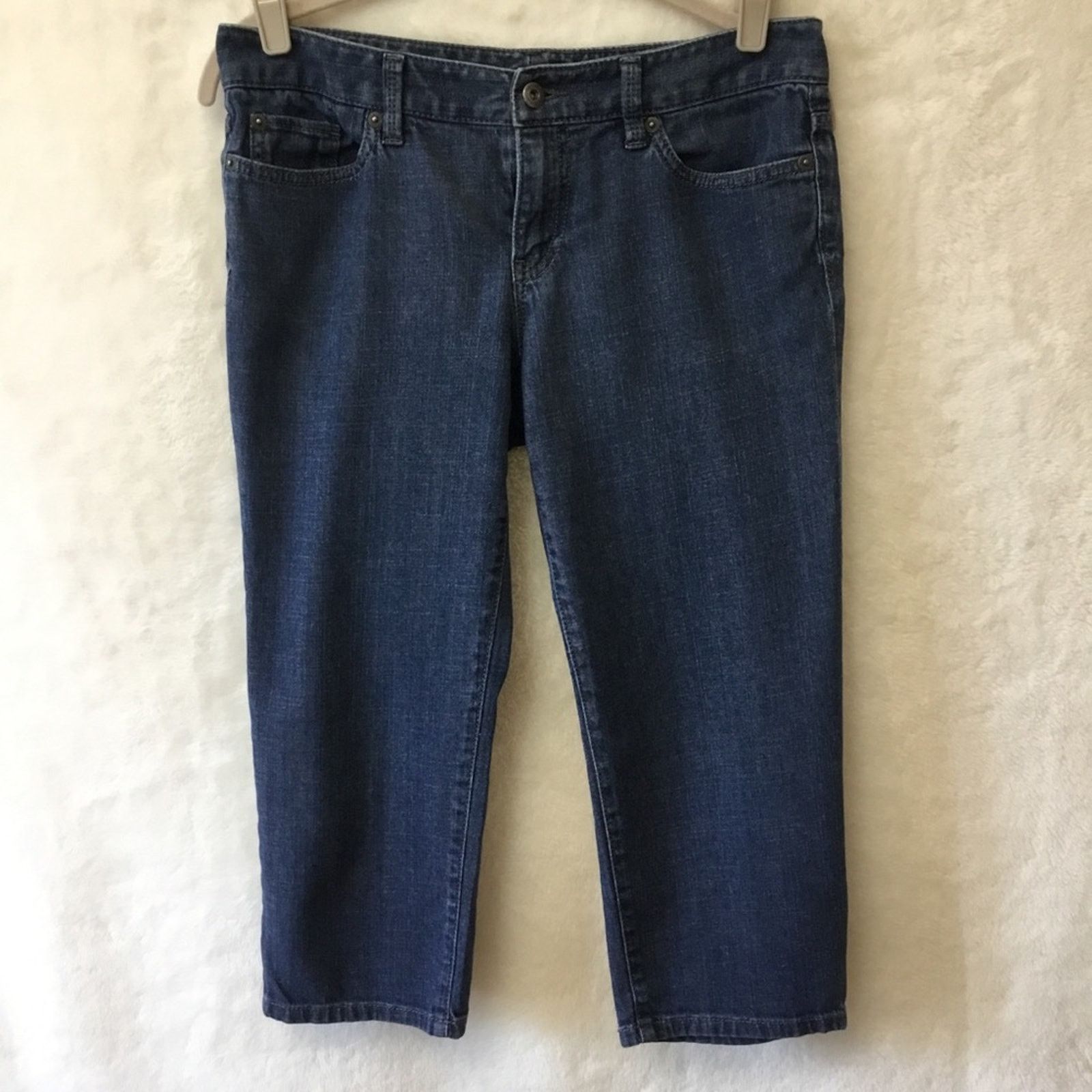 Loft Loft Blue Capri Jeans Size 28" / US 6 / IT 42 - 1 Thumbnail