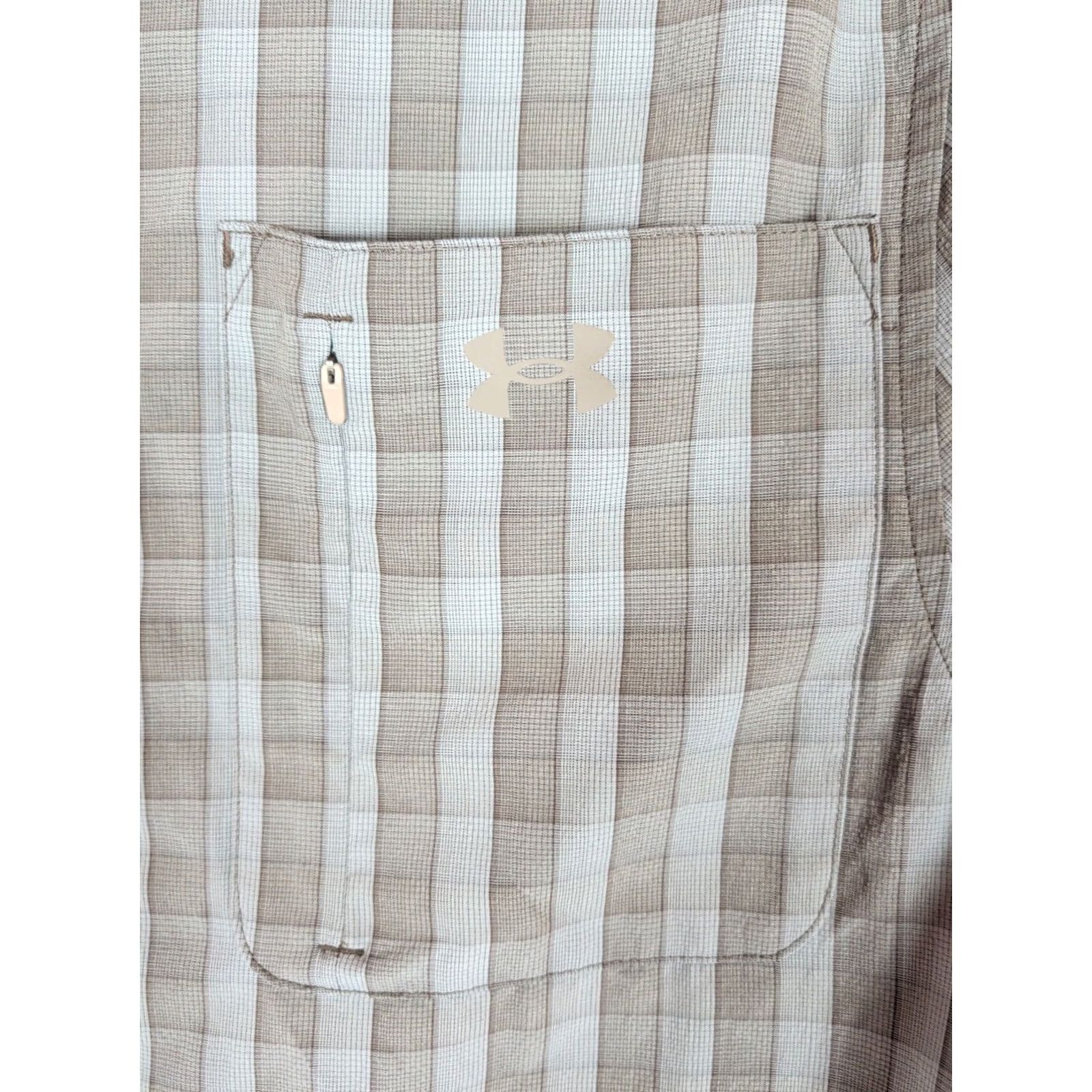 Under Armour Under Armour Drift Tide Shirt Mens M Gray Short Sleeve Fishing Hiking vent quick dry Size US M / EU 48-50 / 2 - 2 Thumbnail