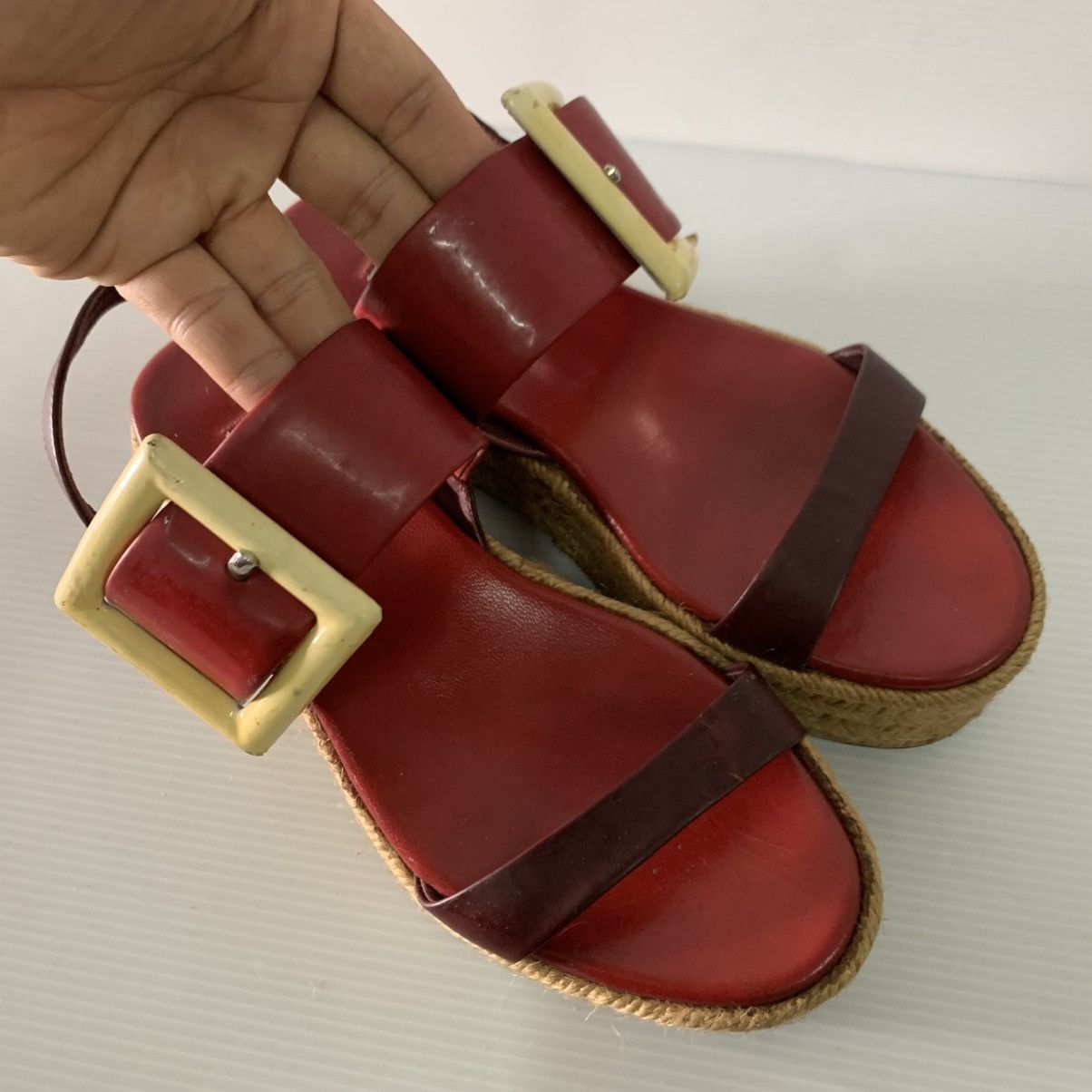 Miu Miu Miu Miu Sandals Shoes Size US 5.5 / IT 35.5 - 4 Thumbnail