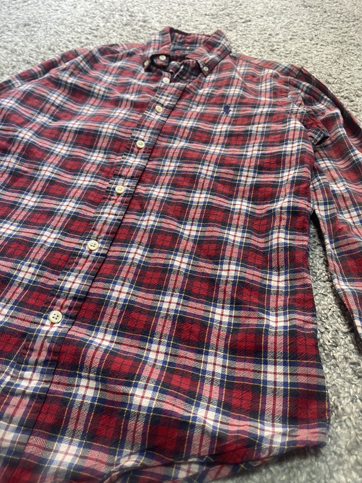 Ralph Lauren × Vintage RALPH LAUREN VINTAGE CHEKERED PLAID SHIRT SIZE XS Size XS / US 0-2 / IT 36-38 - 4 Thumbnail