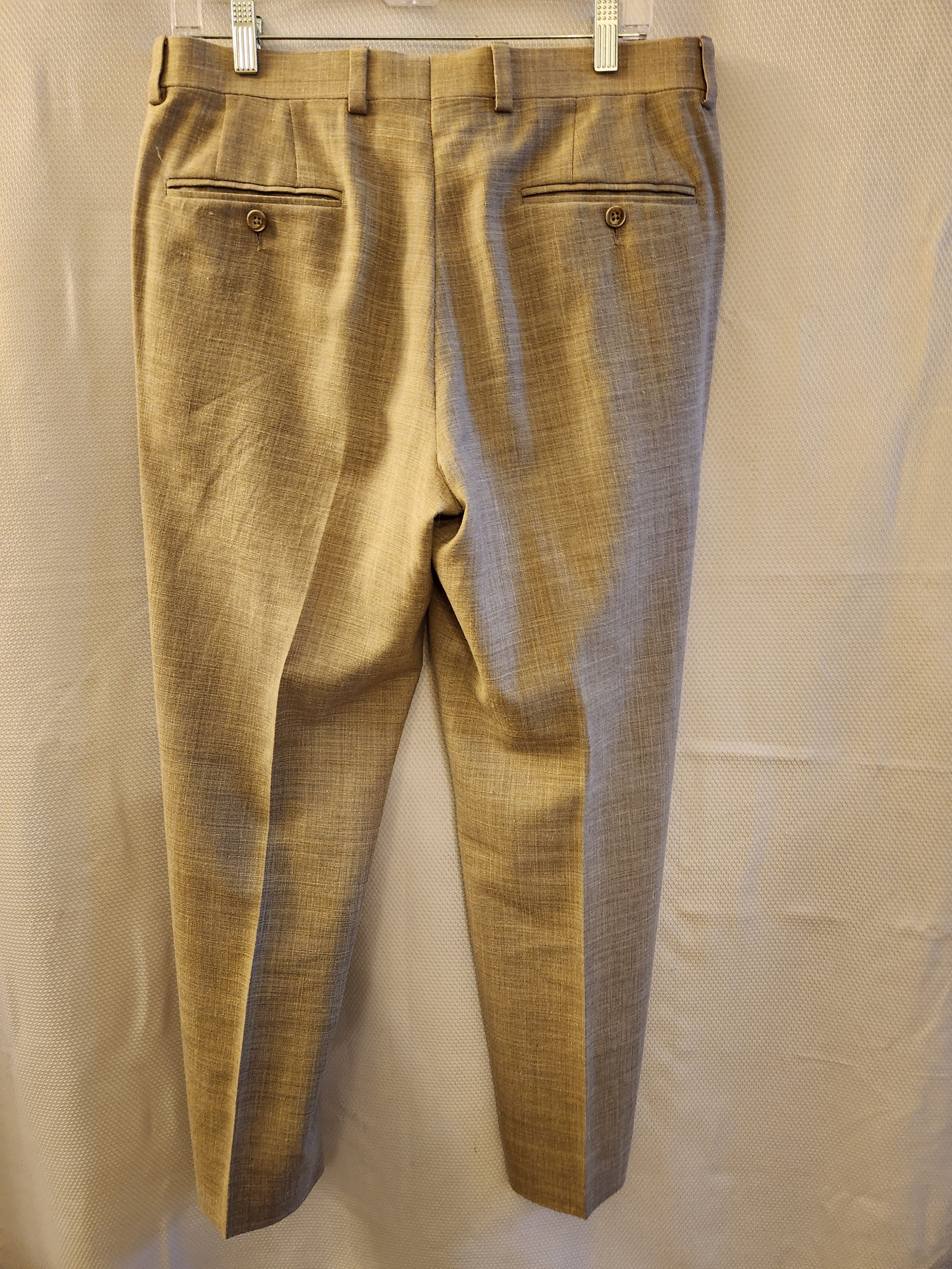 Jack Victor Riviera Travelers Flat Front Men's Pants Size US 33 - 2 Thumbnail