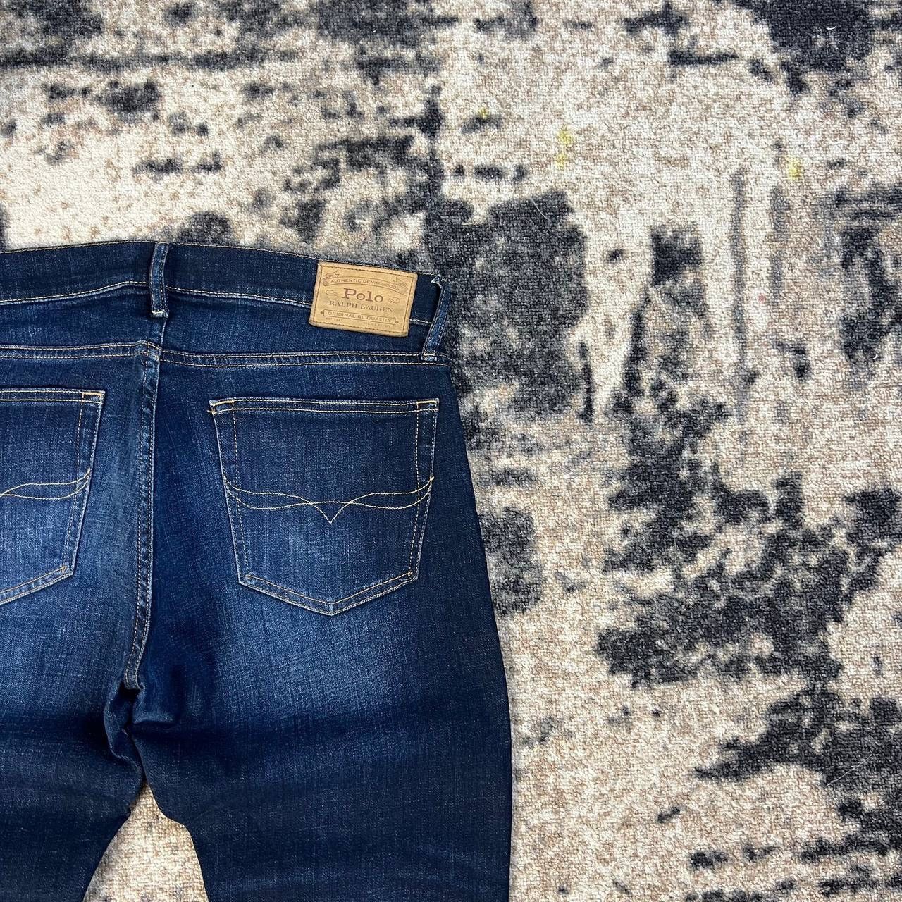 Polo Ralph Lauren Polo Ralph Lauren Luxury Dark Blue Denim Jeans Size US 32 / EU 48 - 3 Thumbnail