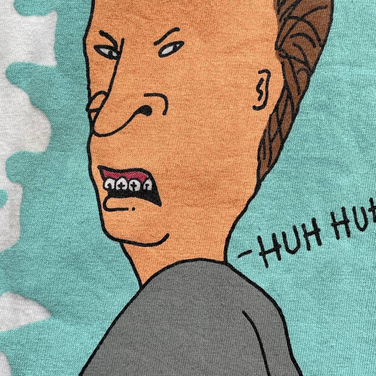 Mtv 1994 Vintage MTV Beavis and Butt-Head T-Shirt White Size L Size US L / EU 52-54 / 3 - 10 Thumbnail