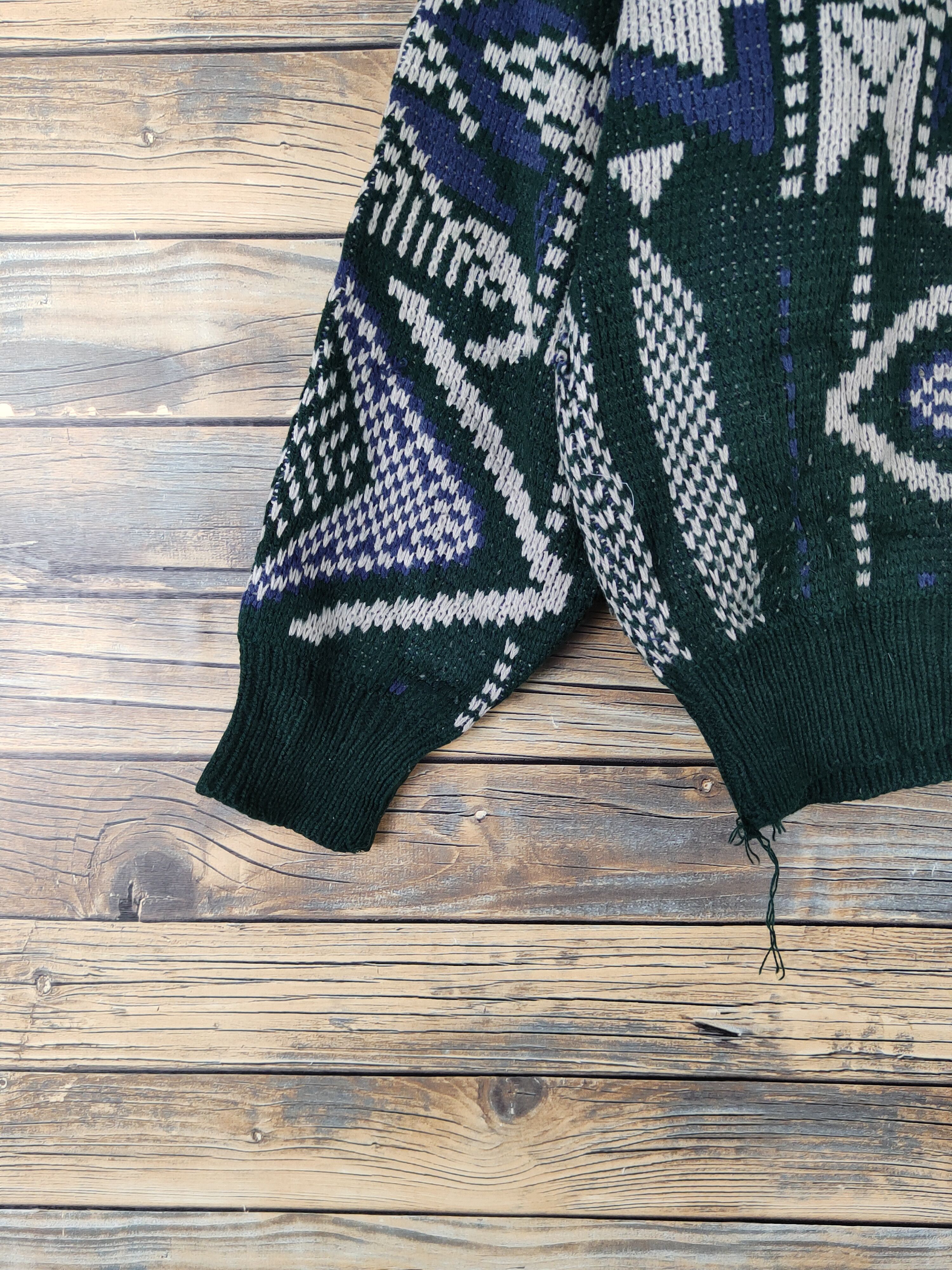 Vintage D Bound Broom Dark Green Knitwear Sweatshirts#W1673 Size US M / EU 48-50 / 2 - 5 Thumbnail