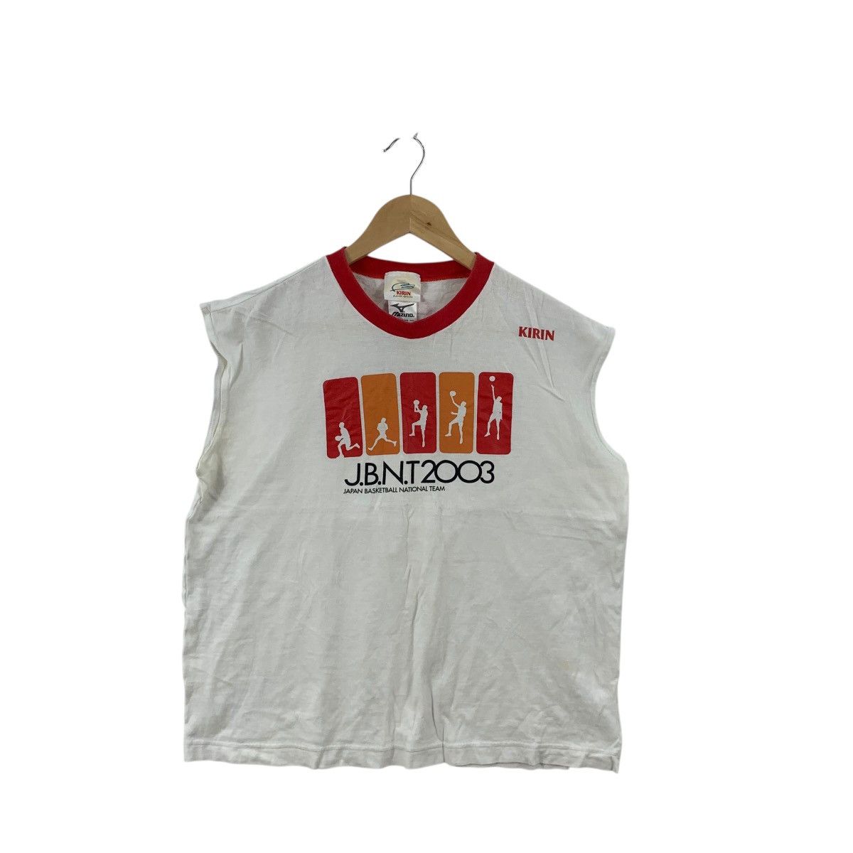 Mizuno Vintage 2003 MIZUNO x KIRIN Japan Basketball National Team Size US L / EU 52-54 / 3 - 3 Thumbnail