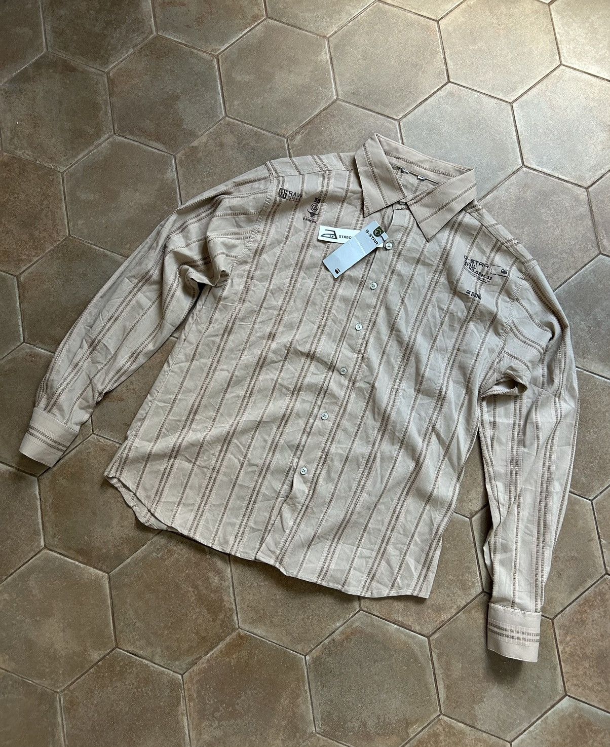 G-Star VINTAGE G STAR RAW BUTTON SHIRT Size US XL / EU 56 / 4 - 3 Thumbnail