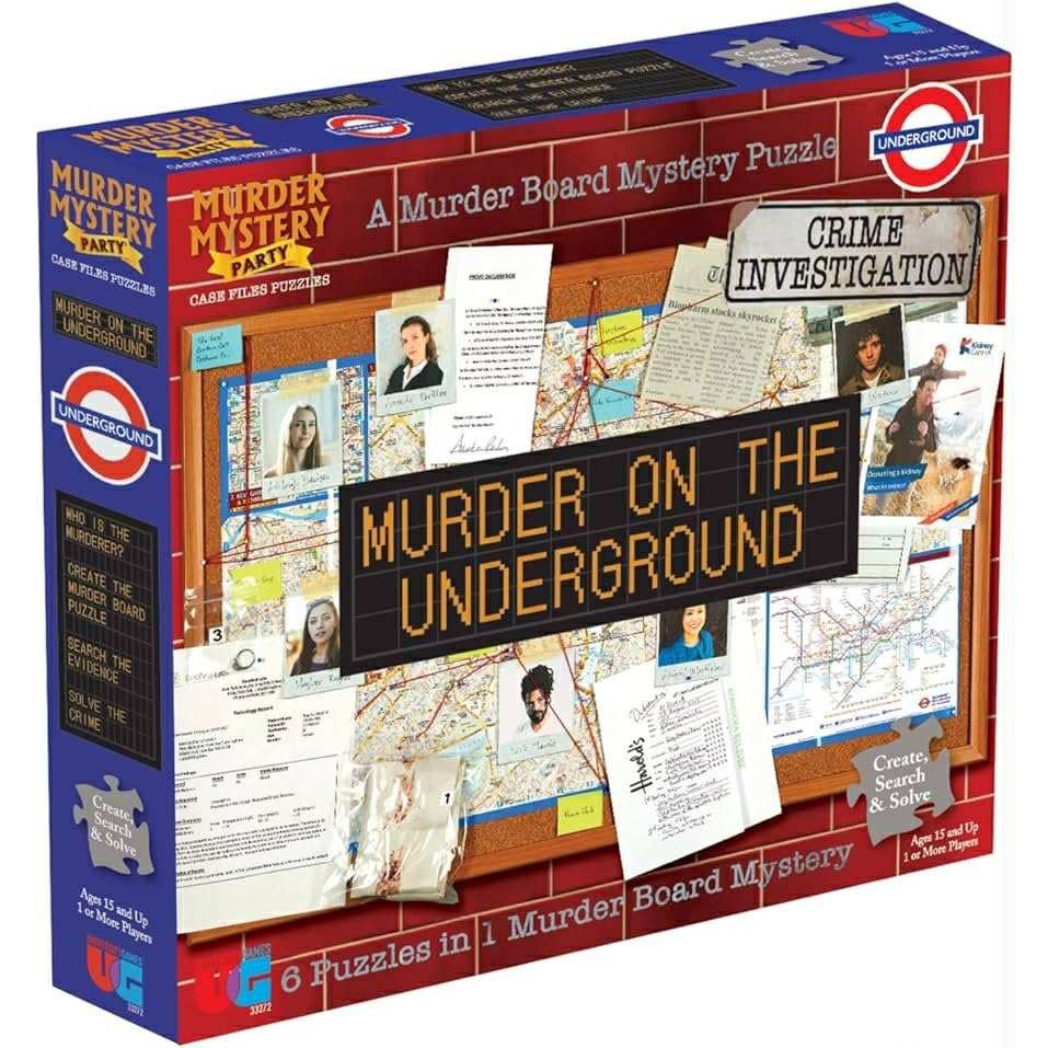 Other Murder Mystery Case Files Murder Puzzle Party Board Game Size ONE SIZE - 4 Thumbnail