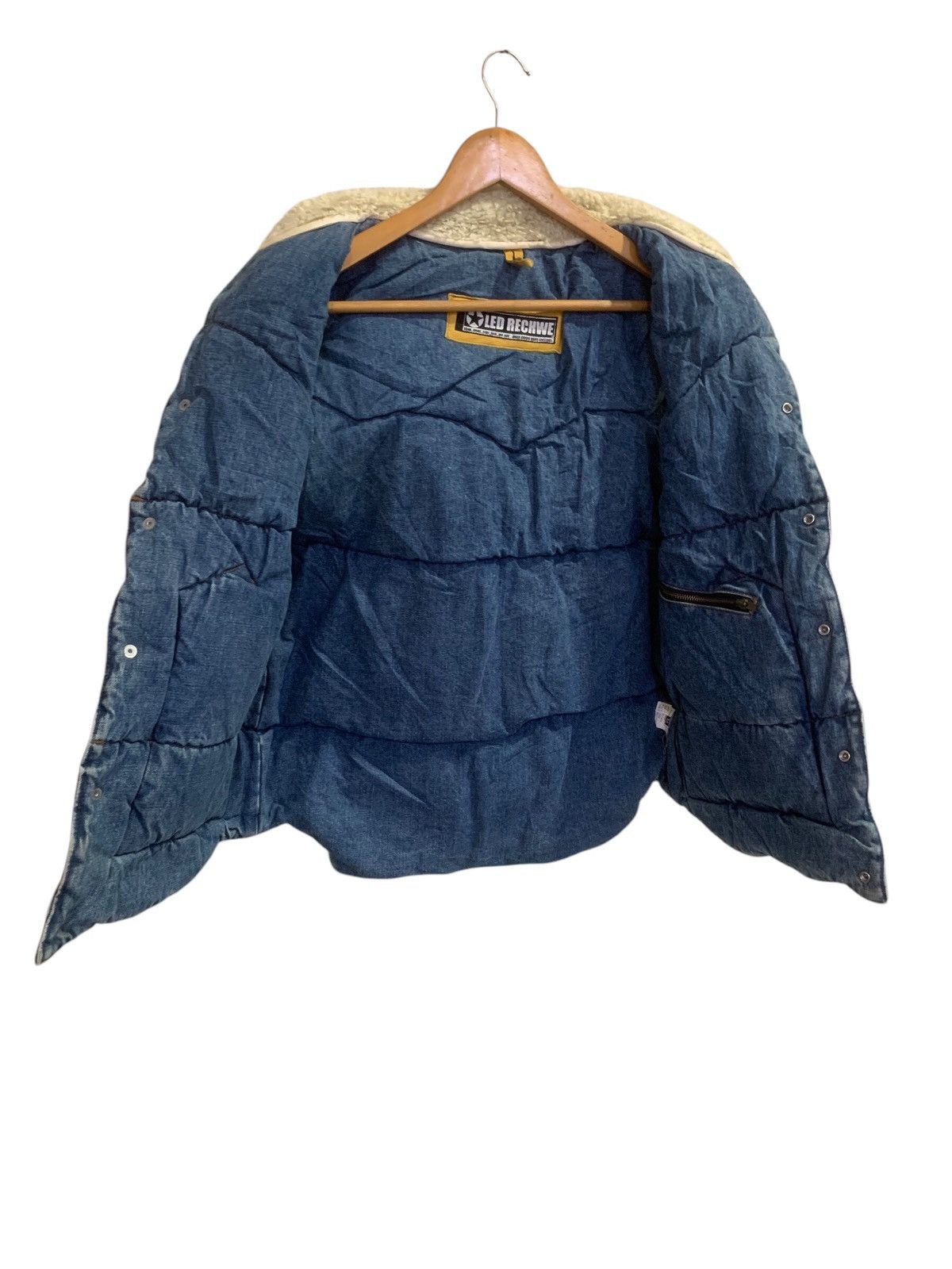 If Six Was Nine × Le Grande Bleu (L.G.B.) Under Ground LED RECHWE Denim Puffer Size US M / EU 48-50 / 2 - 5 Thumbnail