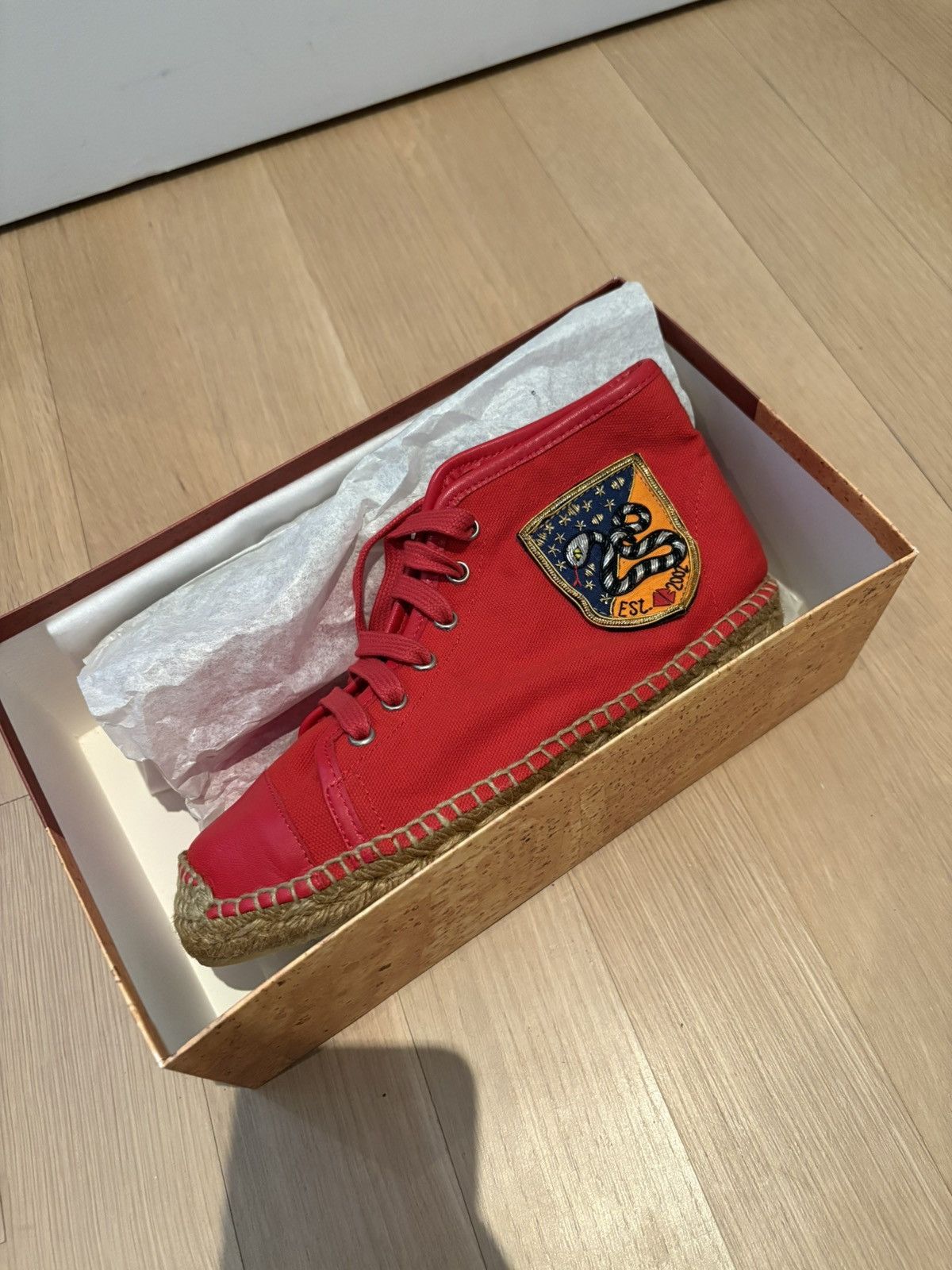 Opening Ceremony Opening ceremony Snake emblem patch high top sneakers Size US 7 / IT 37 - 2 Thumbnail