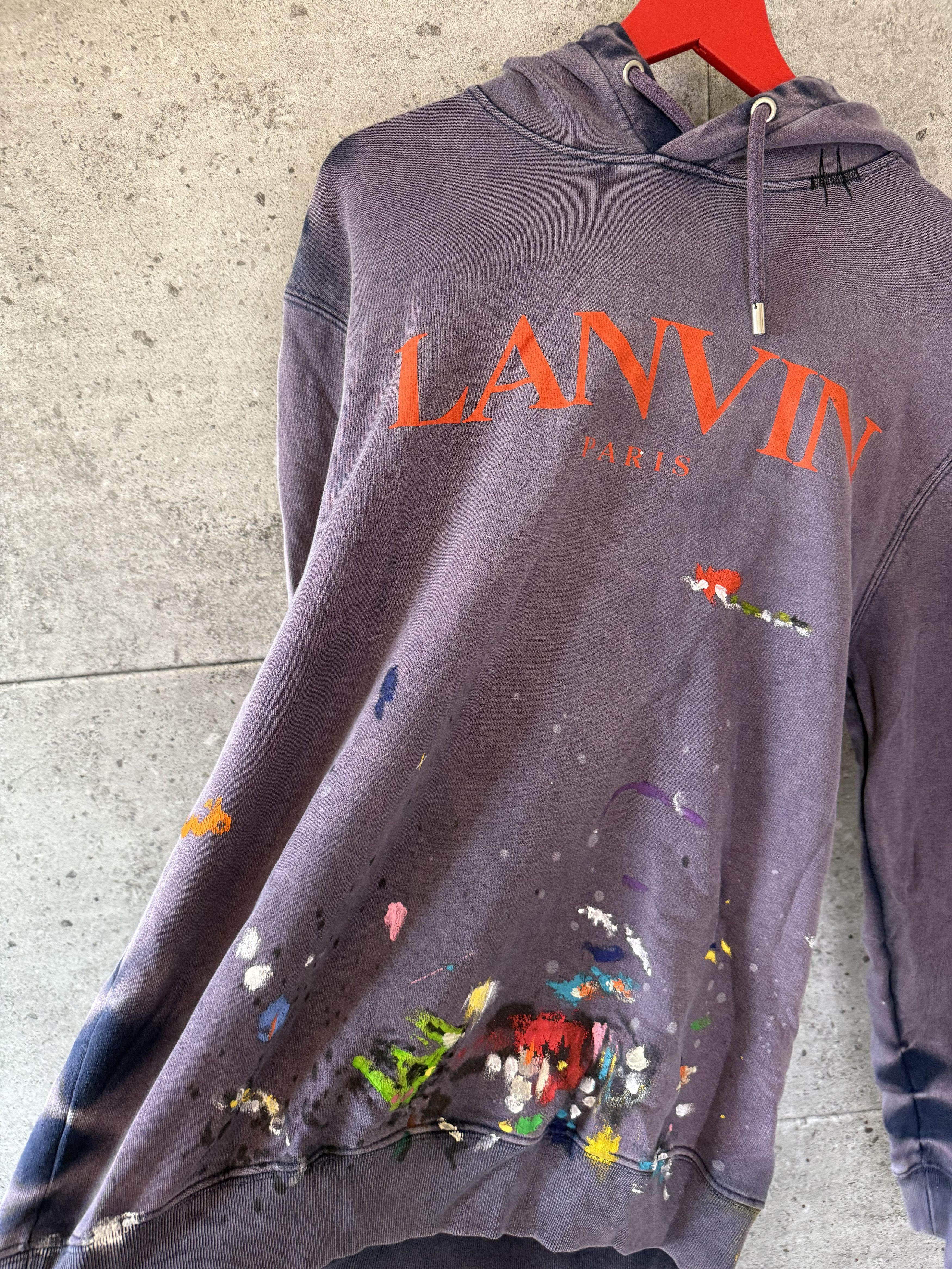 Gallery Dept. Gallery dept lanvin paint splatter hoodie Size US XL / EU 56 / 4 - 3 Thumbnail