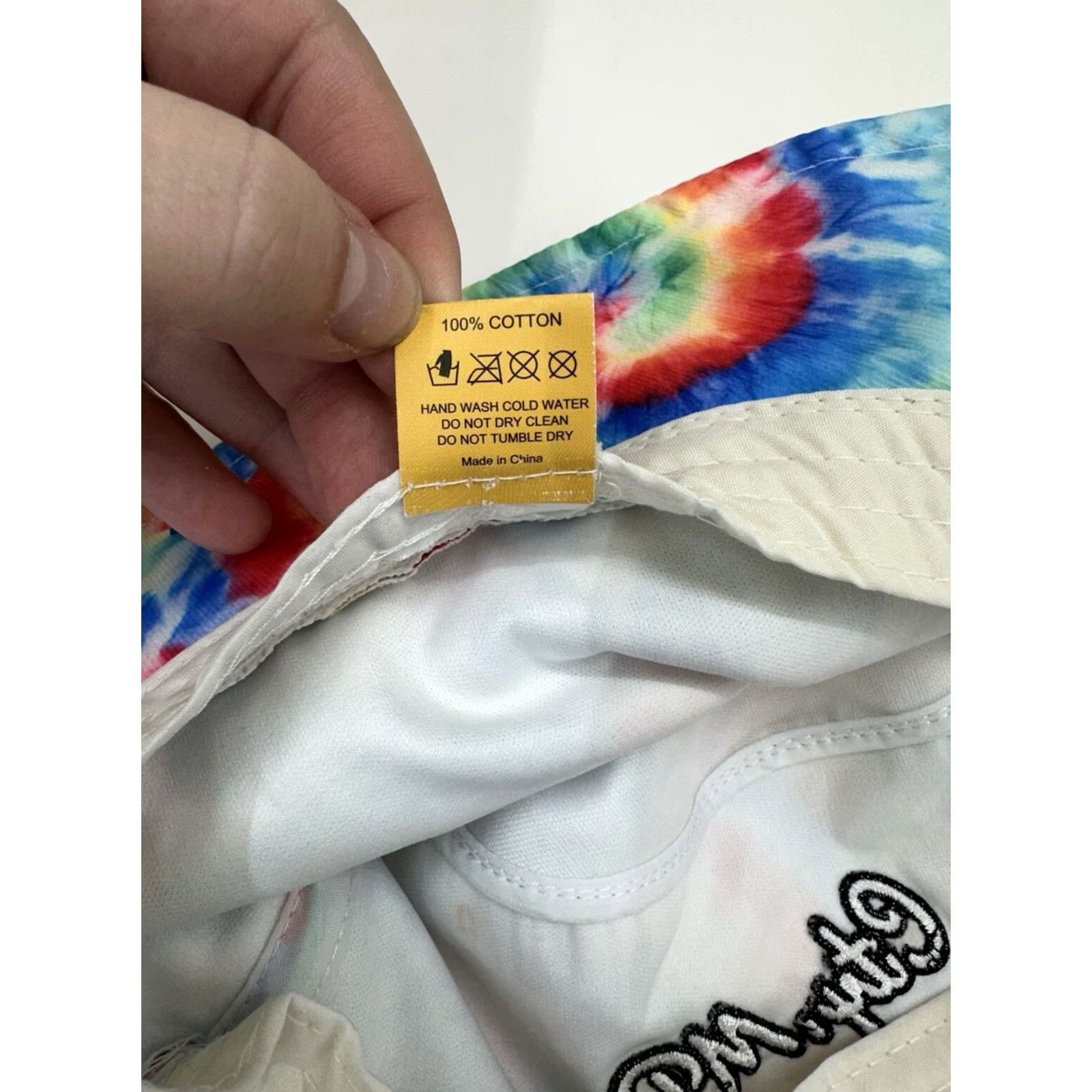 Logo 7 Lucky 7 USA Bucket Hat Tie Dye Ocean City Maryland Embroidered Logo Cap Size ONE SIZE - 5 Thumbnail