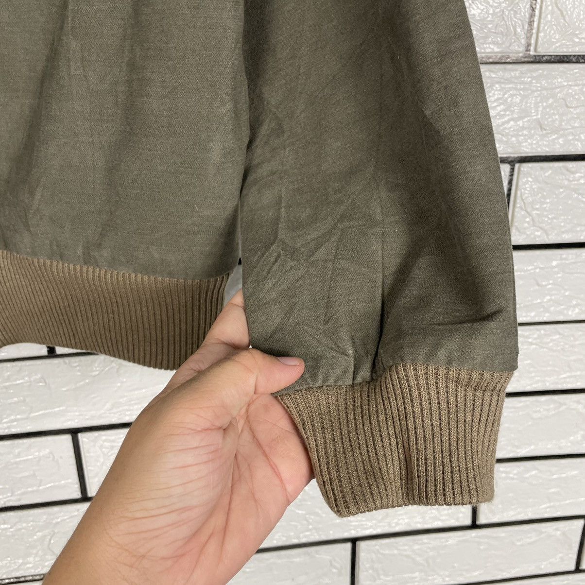 Japanese Brand Mizuiro Ind Bomber Jacket Size S / US 4 / IT 40 - 13 Thumbnail
