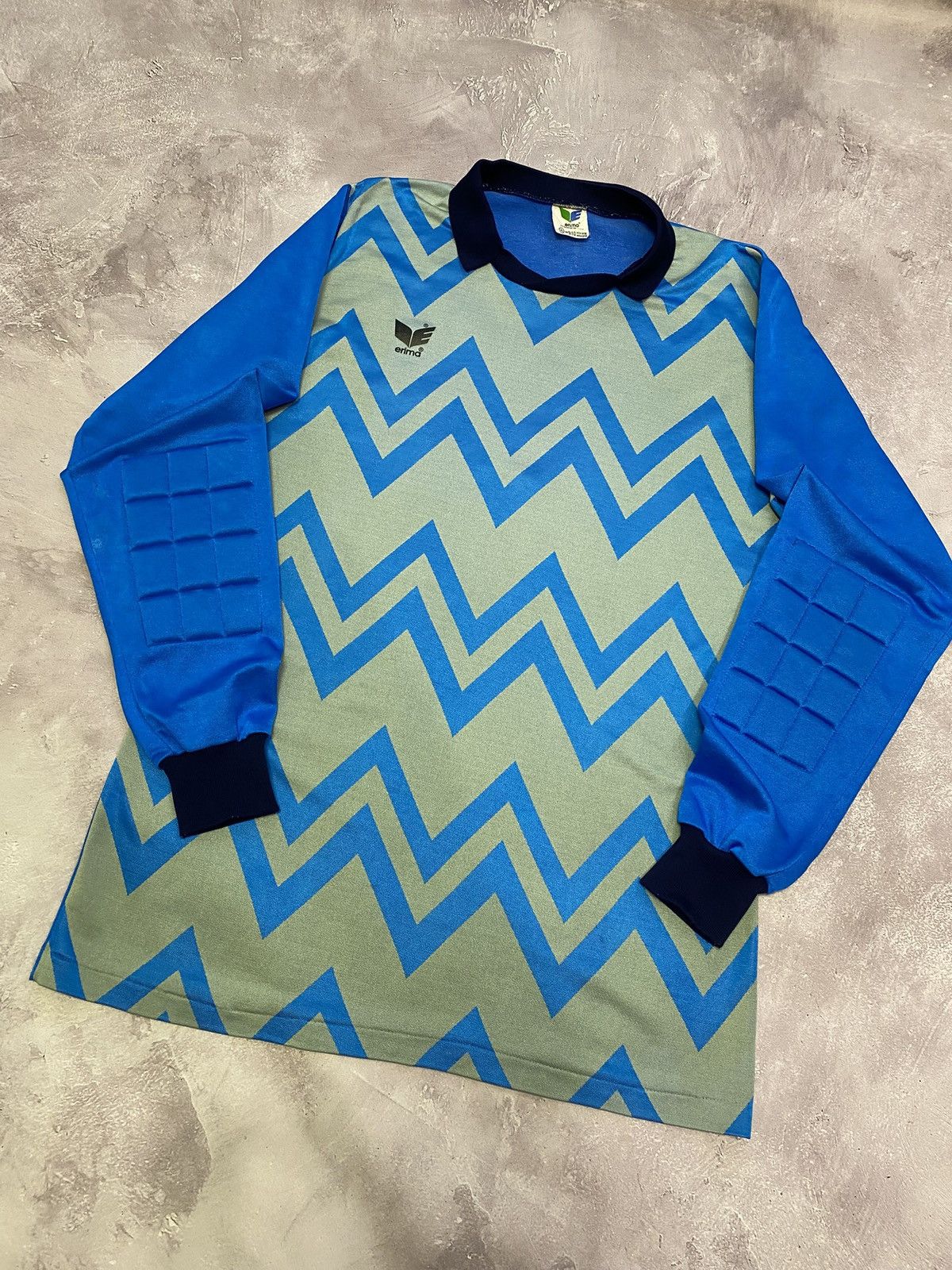 Erima Vintage 80s Erima Goalkeeper Shirt West Germany Size XL Size US XL / EU 56 / 4 - 2 Thumbnail