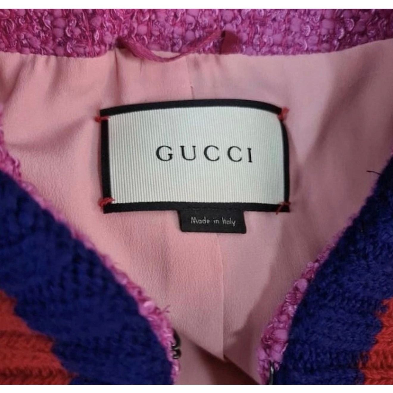 Gucci Gucci Pink Tweed Skirt Suit - Elegant & Versatile IT38/XS Size XS / US 0-2 / IT 36-38 - 2 Thumbnail