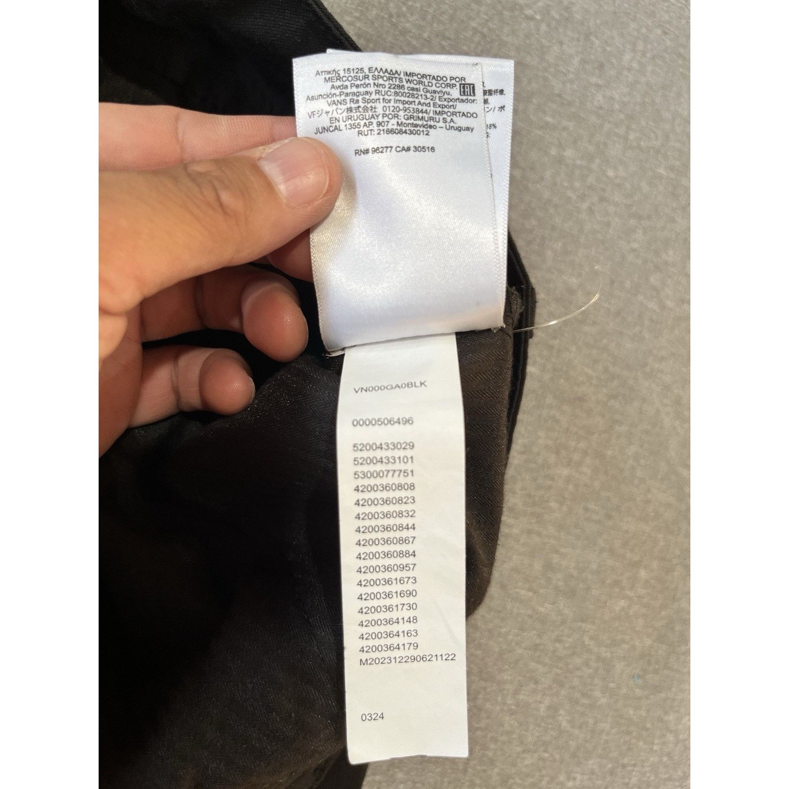 Vans VANS Pants Mens 29 Black Chino Straight Loose Fit Pockets Size US 29 - 8 Thumbnail