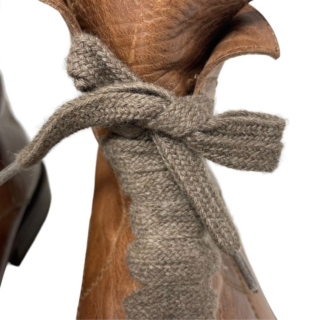 Brunello Cucinelli Brunello Cucinelli Brown Leather and Suede Riding Boots 41 Size US 11 / IT 41 - 7 Thumbnail