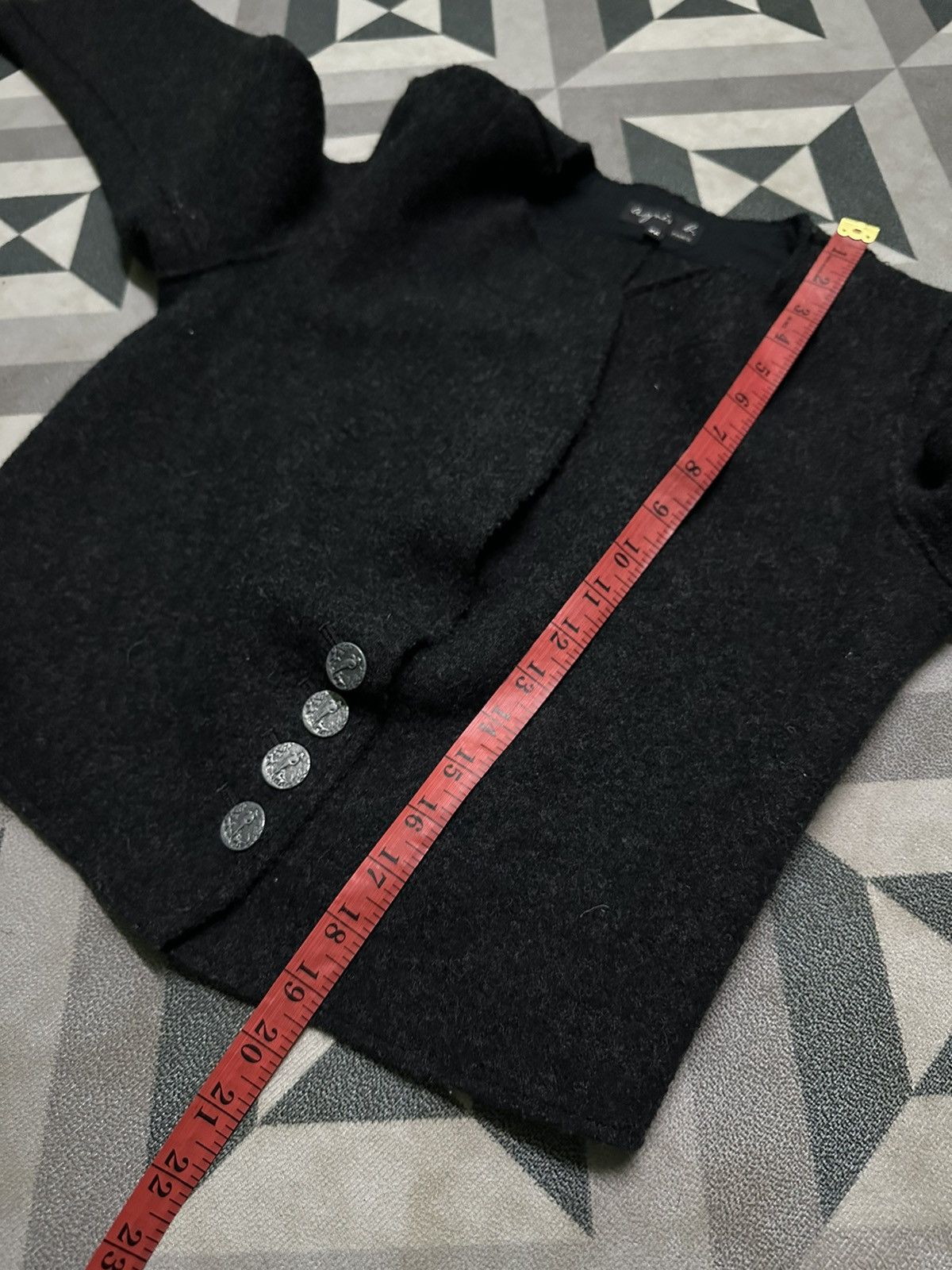 Agnes B cropped wool jacket