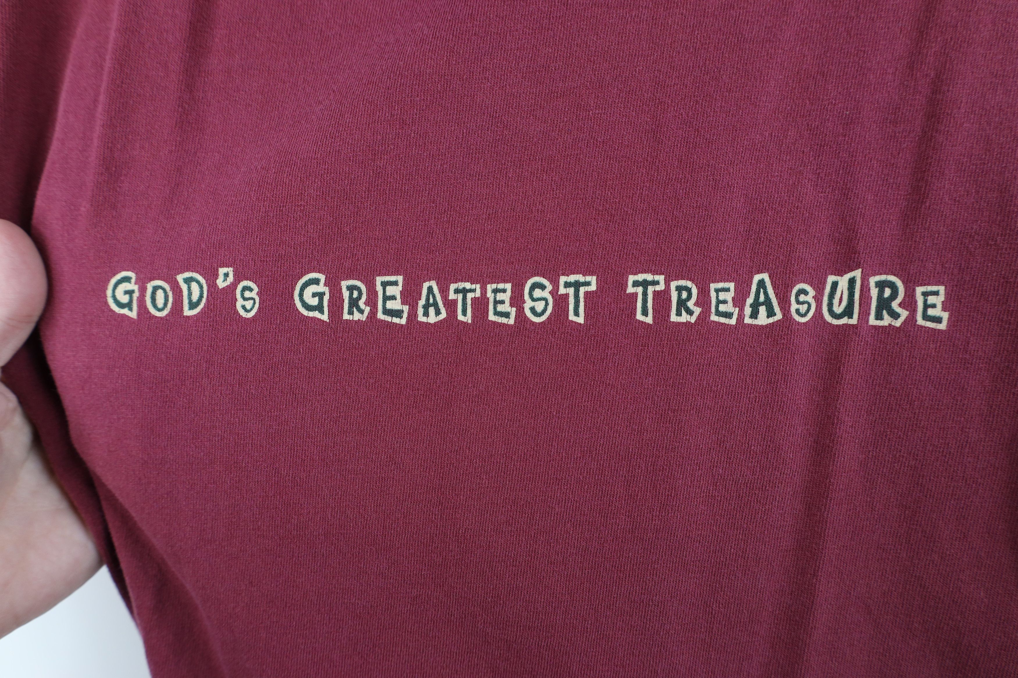 Vintage Vintage 90s Christian Treasure Steven Curtis Chapman T-Shirt Size US L / EU 52-54 / 3 - 4 Thumbnail