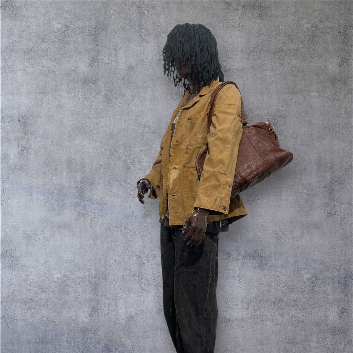 Genuine Leather Full Leather Patina B&Y United Arrows Tote Shoulder Bag 1🟩1 Size ONE SIZE - 2 Thumbnail