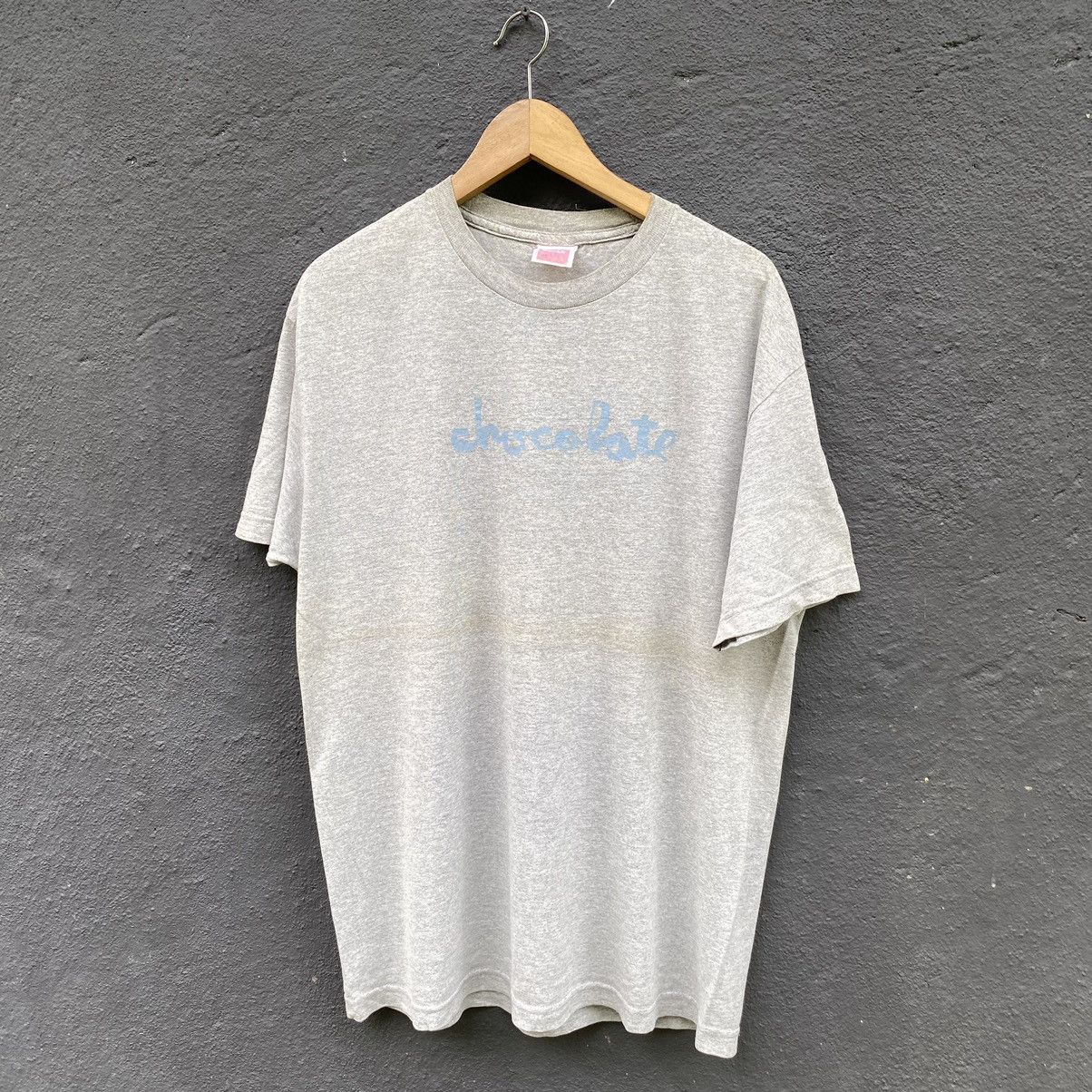 Chocolate Thrashed Faded Vintage Y2K Chocolate Skateboard ERD GRUNGE T Size US L / EU 52-54 / 3 - 1 Thumbnail