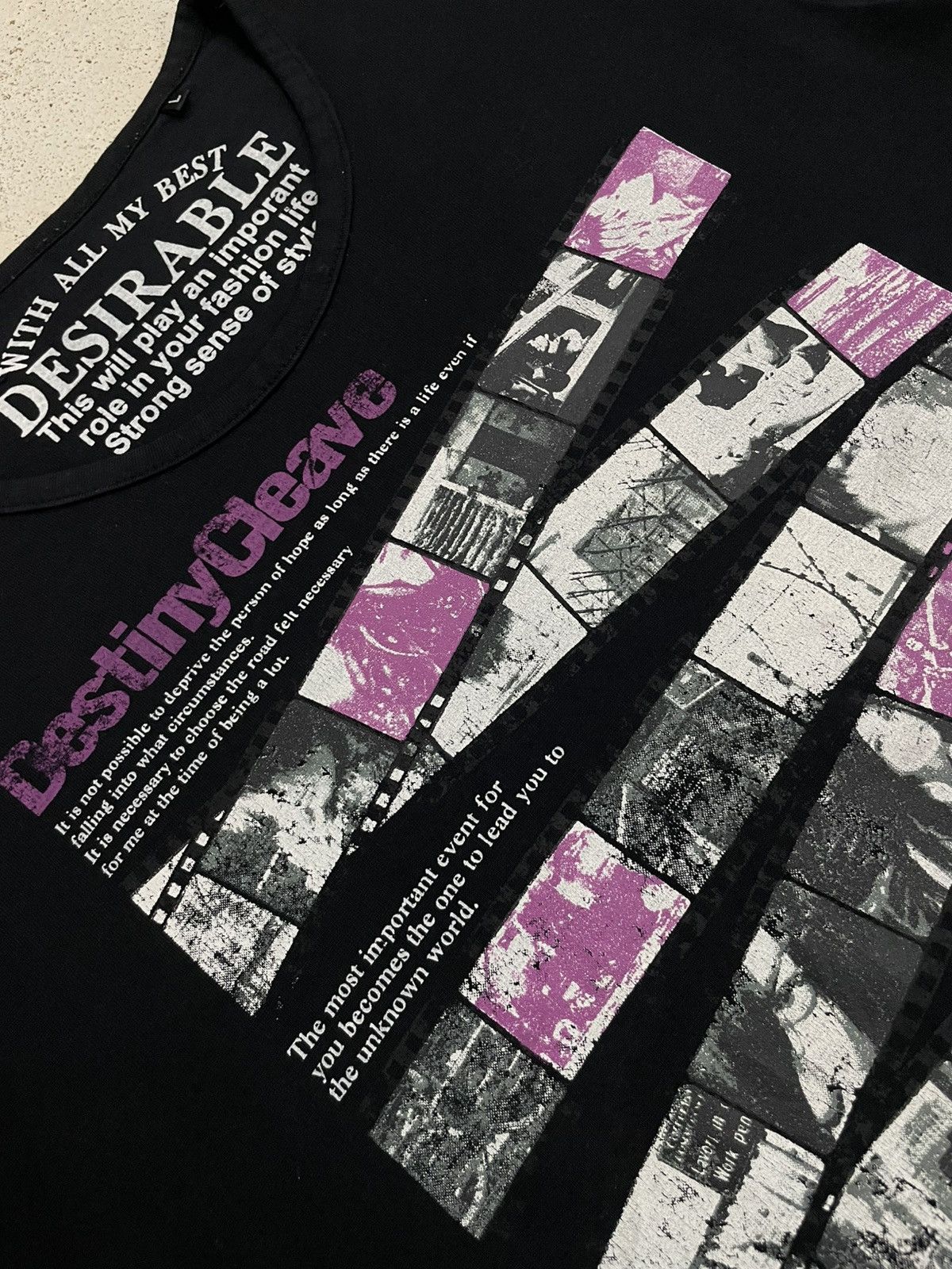 Hysteric Glamour Desirable Destiny Cleave Girl Vintage Photo Film Life Poem Size US M / EU 48-50 / 2 - 9 Thumbnail