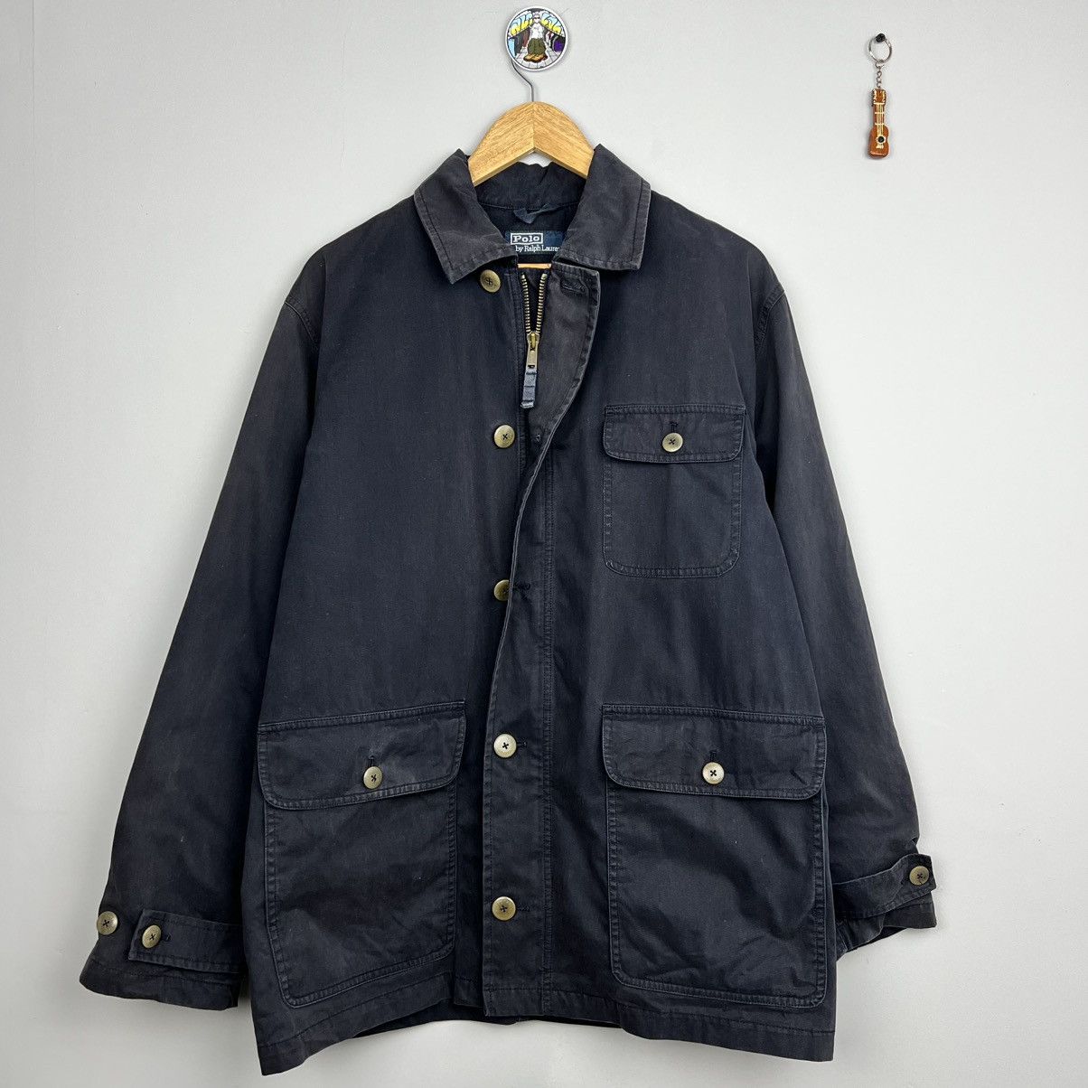 Polo Ralph Lauren × Vintage Faded Polo Ralph Lauren Vintage Work Hunt Jacket Coat 90s Size US M / EU 48-50 / 2 - 1 Thumbnail