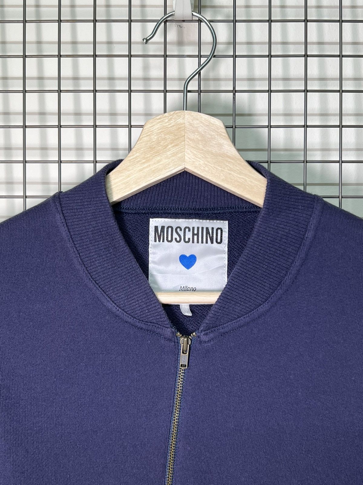 Moschino FD🚨Moschino LOVE THEATRE Half Zipper Sweatshirt Jumper Size S / US 4 / IT 40 - 9 Thumbnail