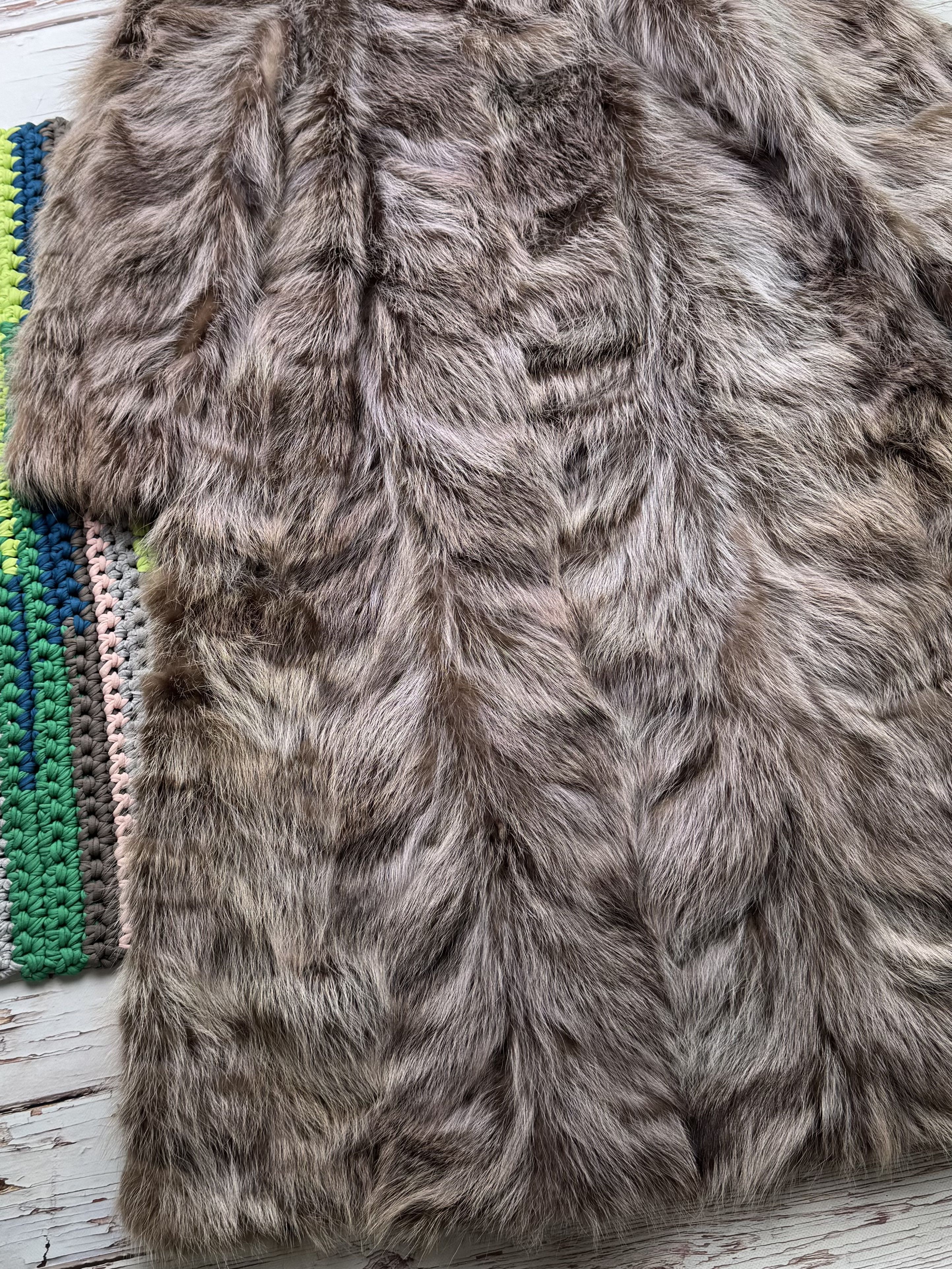 Japanese Brand Vintage Real Fur Coat (D15) Size US S / EU 44-46 / 1 - 18 Thumbnail