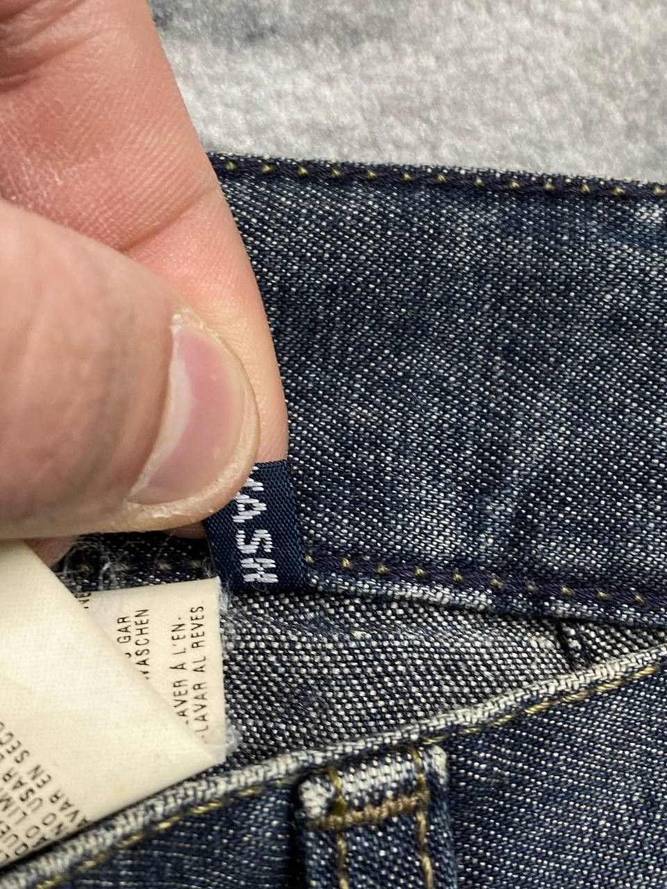 Armani Vintage Armani Big Logo Denim Jeans Men Size 31 Blue Size US 31 - 14 Thumbnail