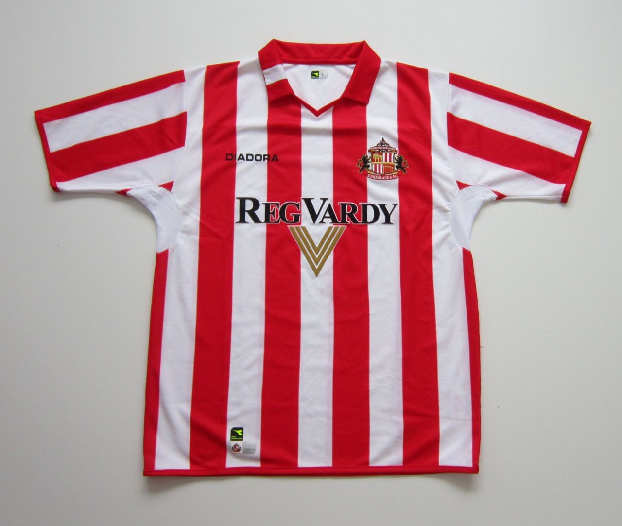 Diadora Diadora Sunderland 2004-2005 Home Soccer Jersey Size US L / EU 52-54 / 3 - 1 Thumbnail