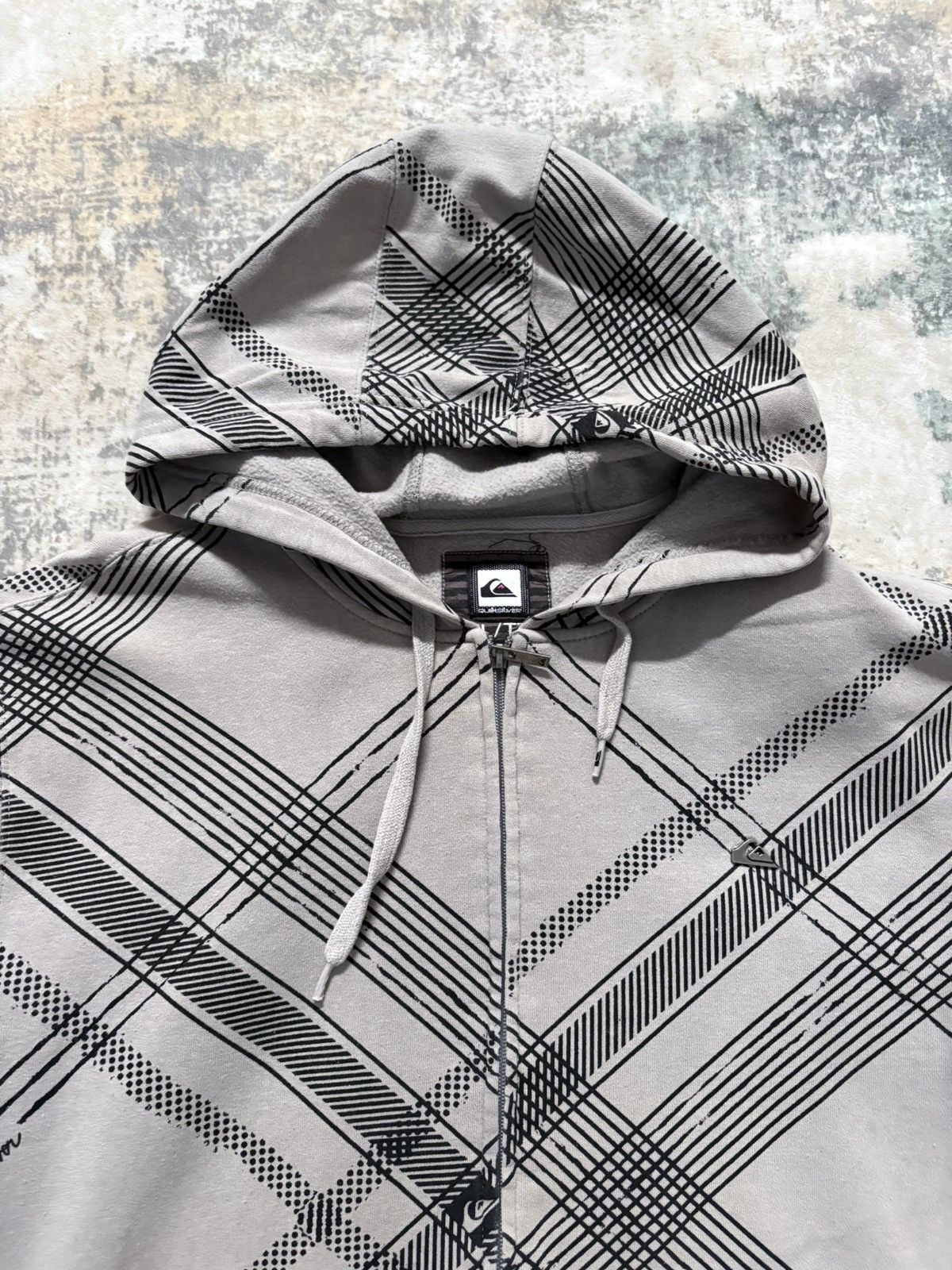 Quiksilver 00’s Quicksilver All Over Print Vintage Hoodie Size US XXL / EU 58 / 5 - 3 Thumbnail