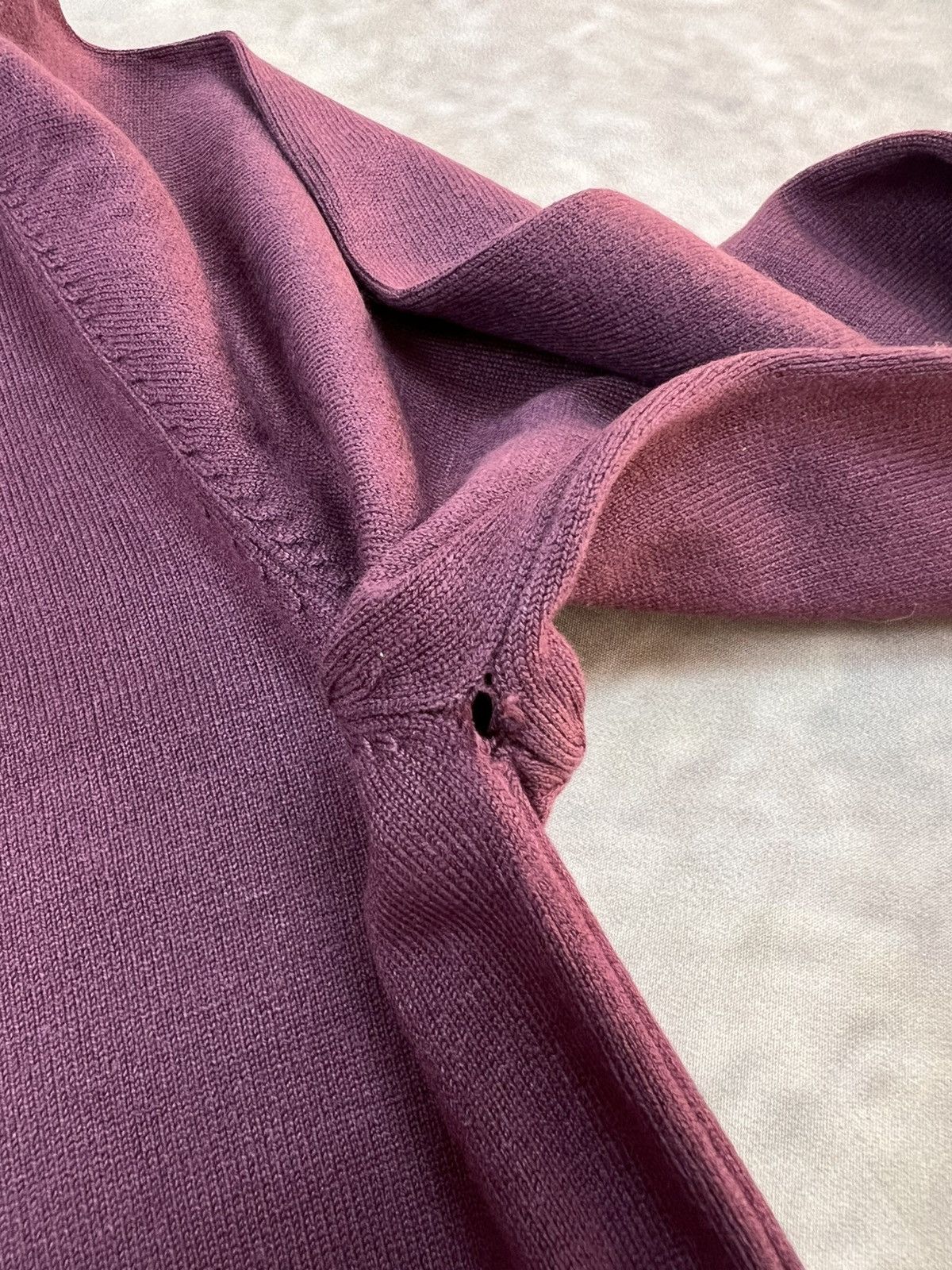 Stefano Ricci STEFANO RICCI Luxury Half-Zip Pullover Sweater Burgundy XL Size US XL / EU 56 / 4 - 10 Thumbnail