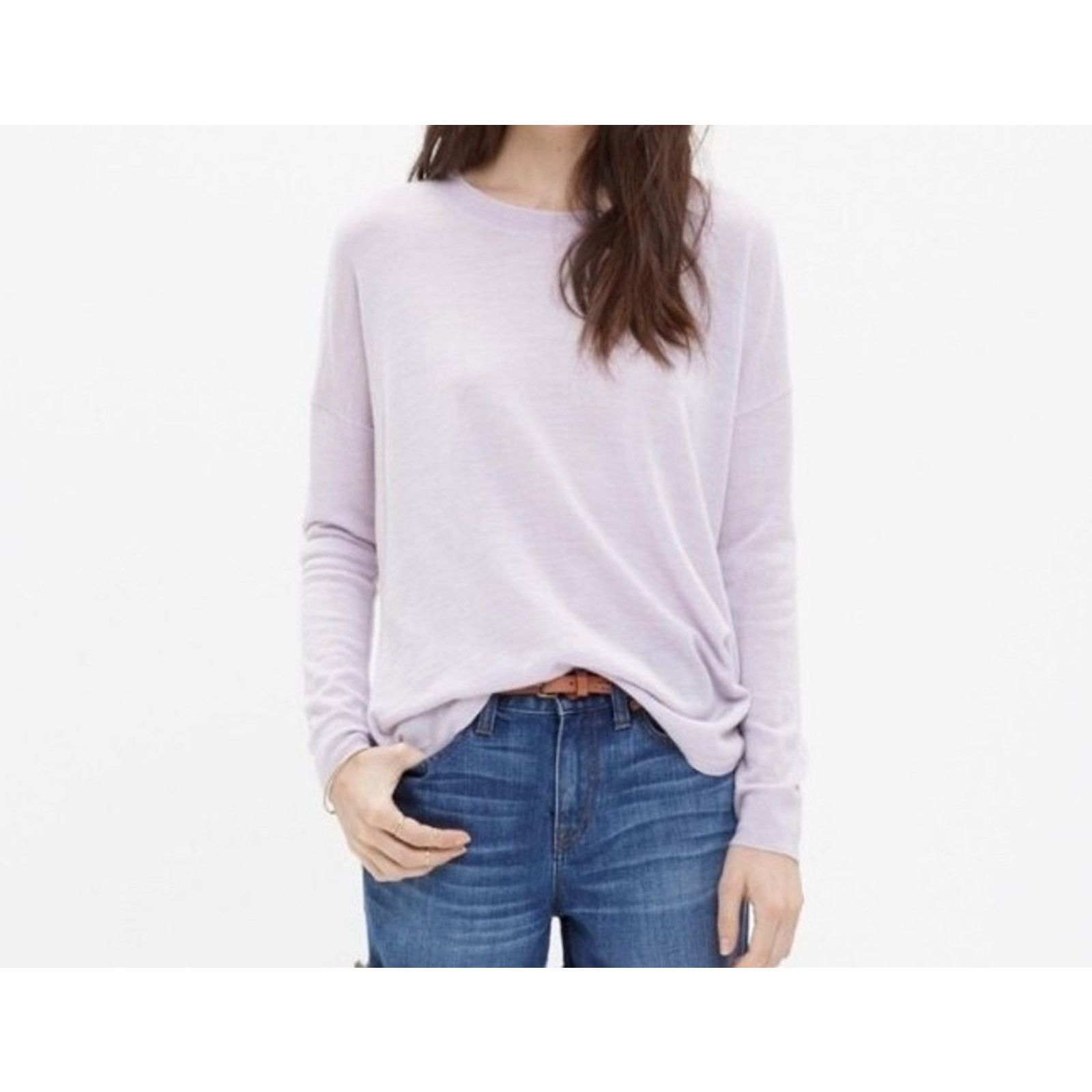 Madewell MADEWELL Northstar Pullover 100% Merino Purple M A003297 Size M / US 6-8 / IT 42-44 - 1 Thumbnail