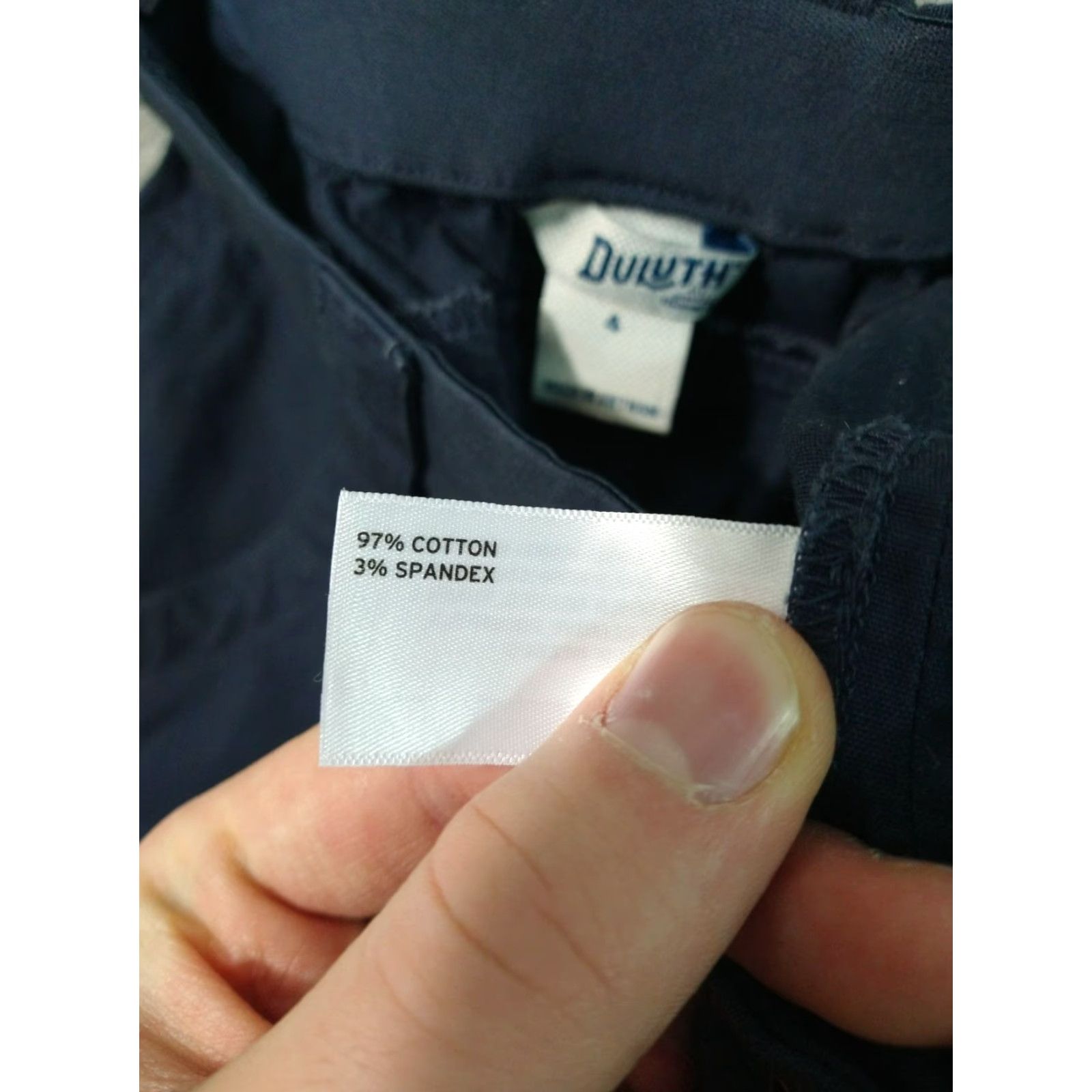 Duluth Trading Company Duluth Trading Womens 4 Navy Blue Rootstock Gardening Joggers Mid Rise Stretch Size 27" / US 4 / IT 40 - 7 Thumbnail