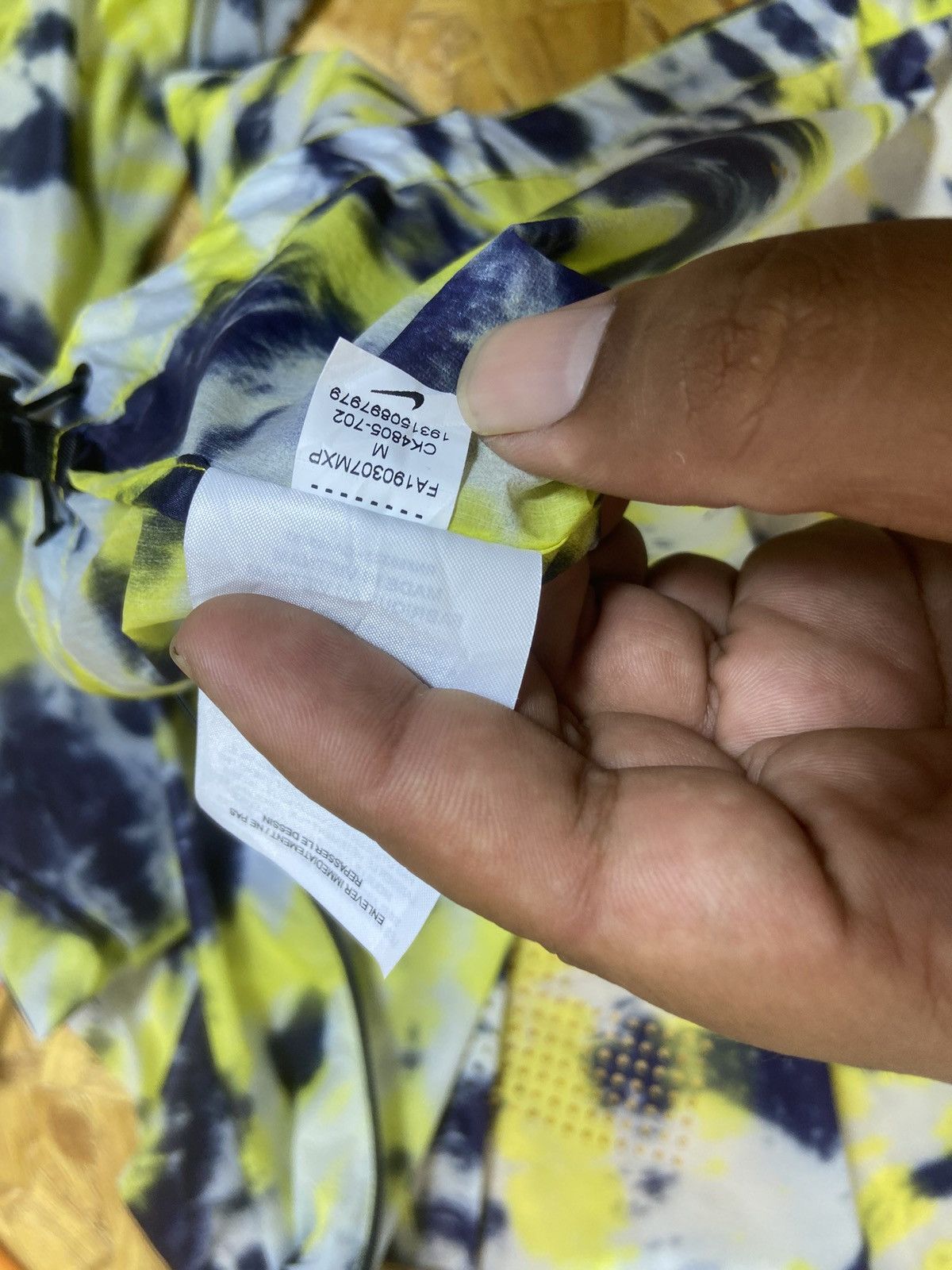 Nike Nike Off White Tie-Dye Jacket 'Volt Orange' Size M / US 6-8 / IT 42-44 - 8 Thumbnail