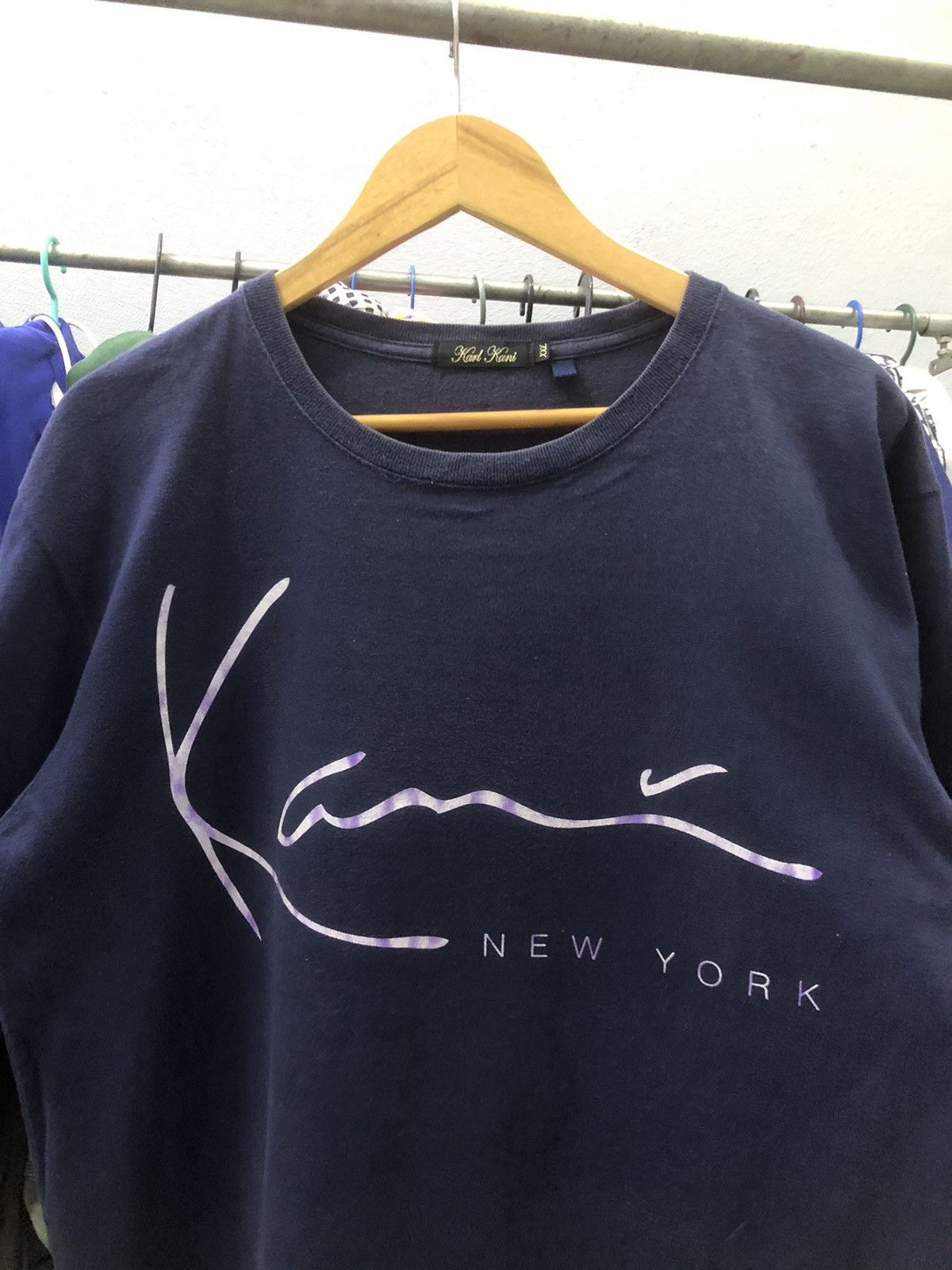 Karl Kani × Rap Tees × Vintage Vintage Karl Kani Homme Signature logo Shirt Size US L / EU 52-54 / 3 - 4 Thumbnail