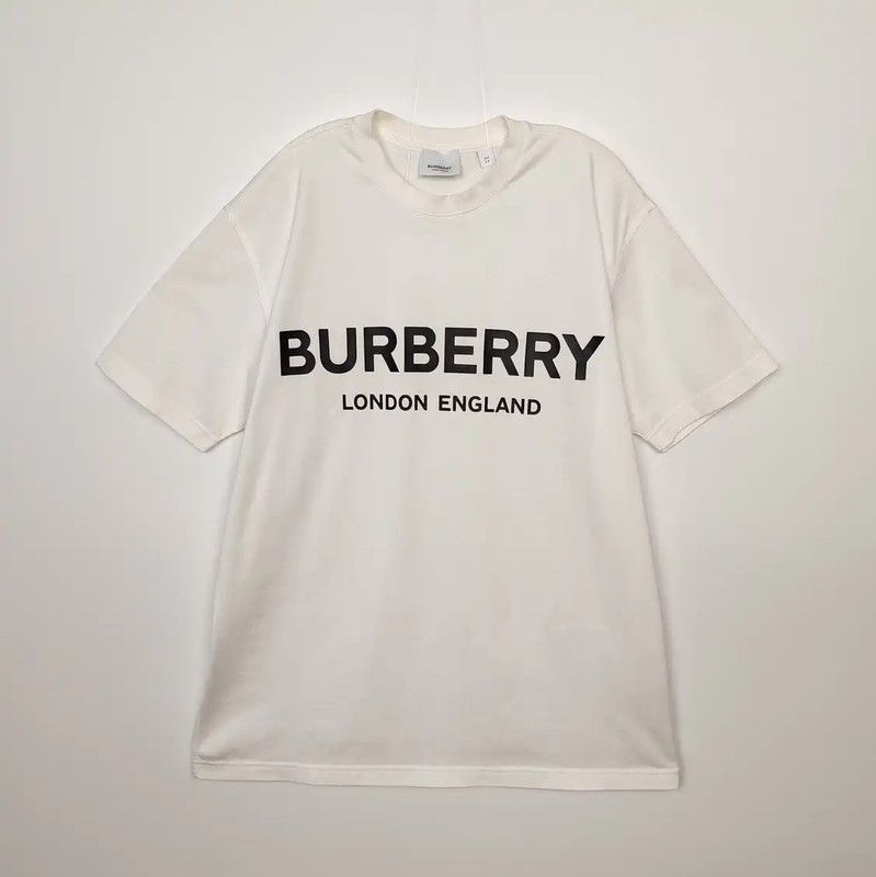 Burberry Burberry White Cotton Men's T-Shirt Size US XS / EU 42 / 0 - 1 Thumbnail