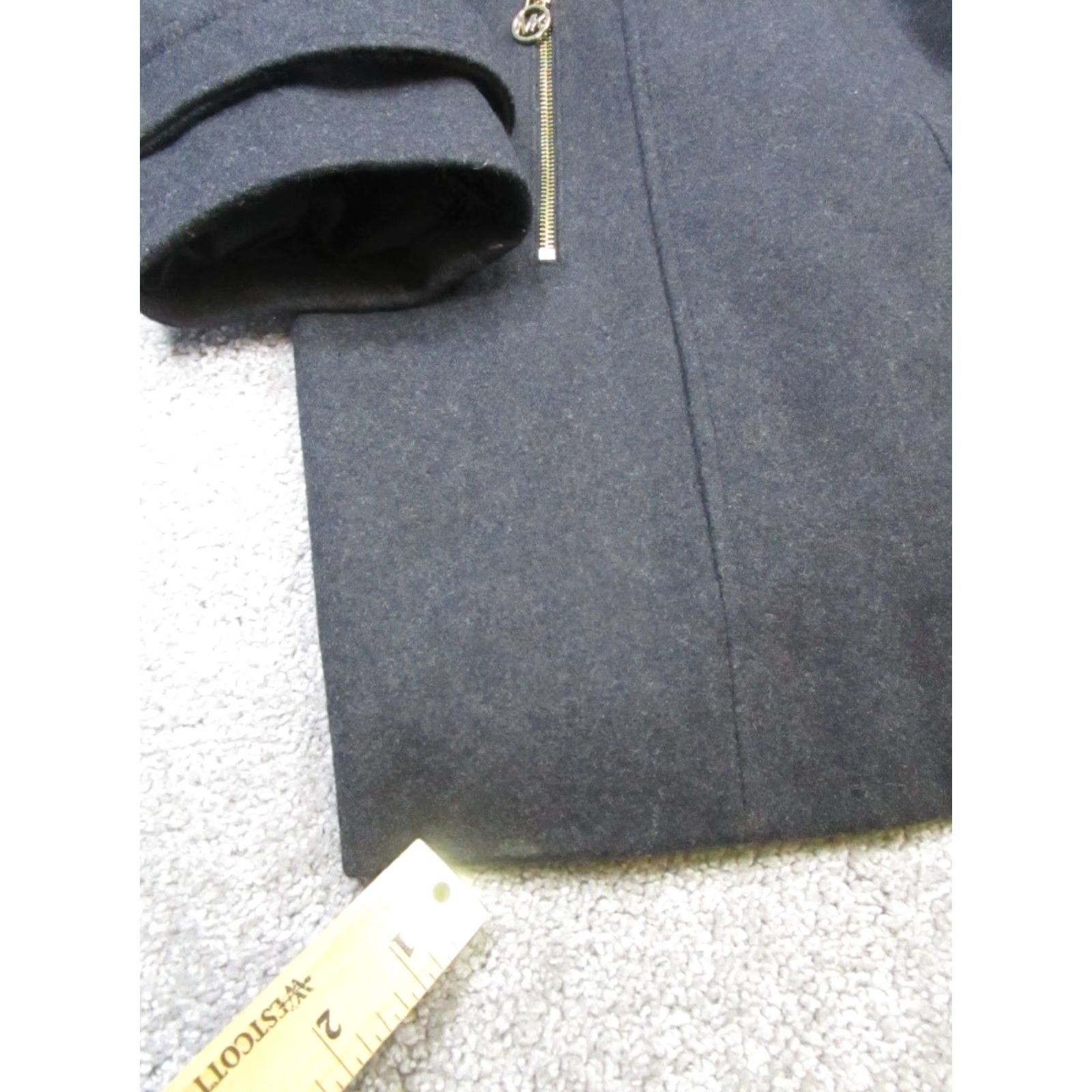 Michael Kors Michael Kors Coat Womens 20W Gray Wool Blend Full Zip Overcoat Long Sleeve Zip Winter Regular Mens Womens? Size 3XL / US 20-22 - 5 Thumbnail