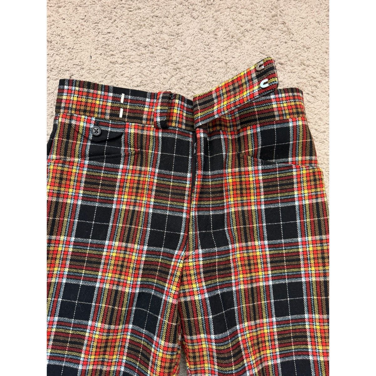 Vintage VINTAGE PLAID FLARE PANTS Size US 32 / EU 48 - 8 Thumbnail