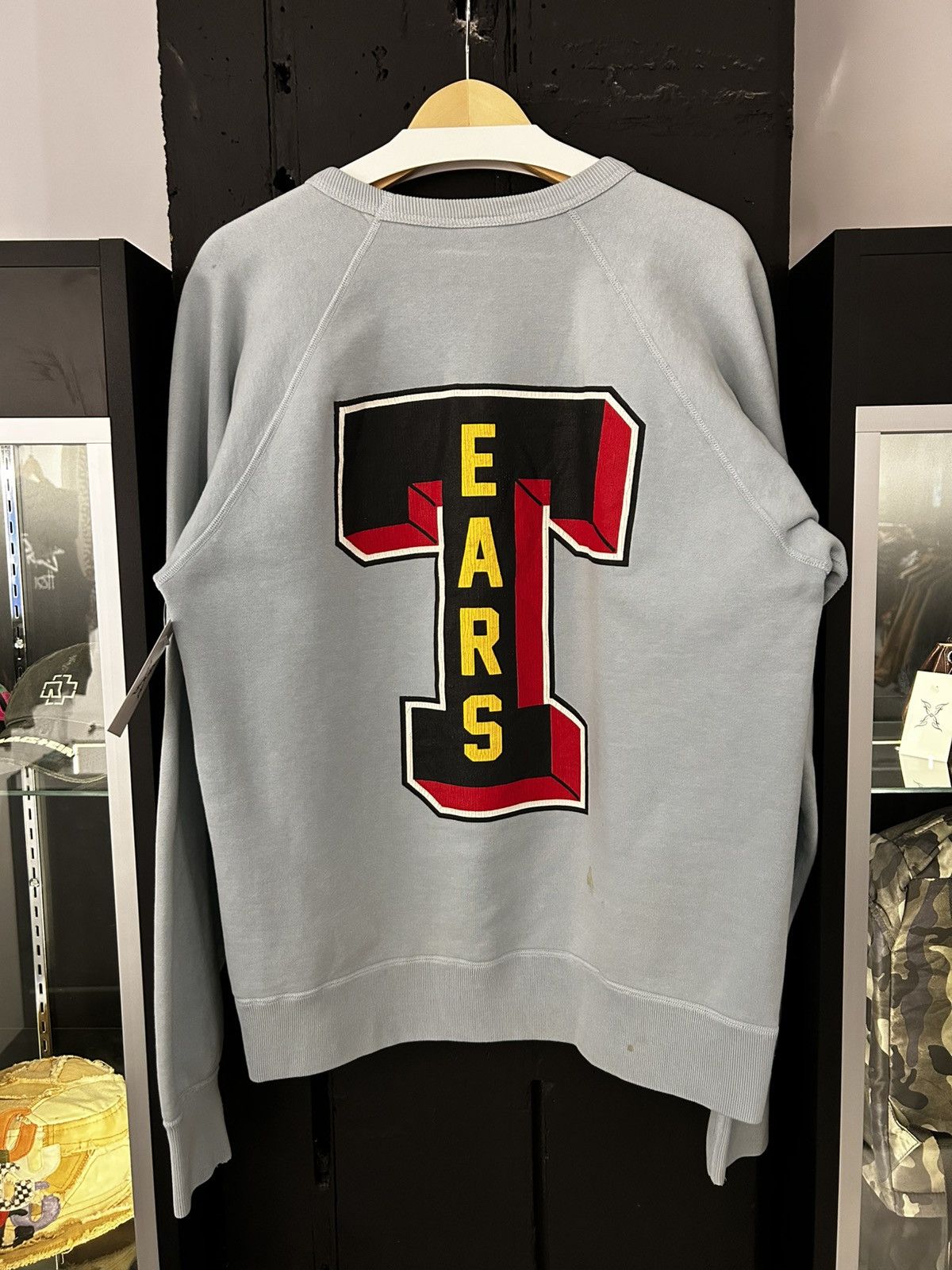 DENIM TEARS × Saint Michael SAINT MICHAEL X DENIM TEARS ST SWEATSHIRT BLUE Size US L / EU 52-54 / 3 - 4 Thumbnail